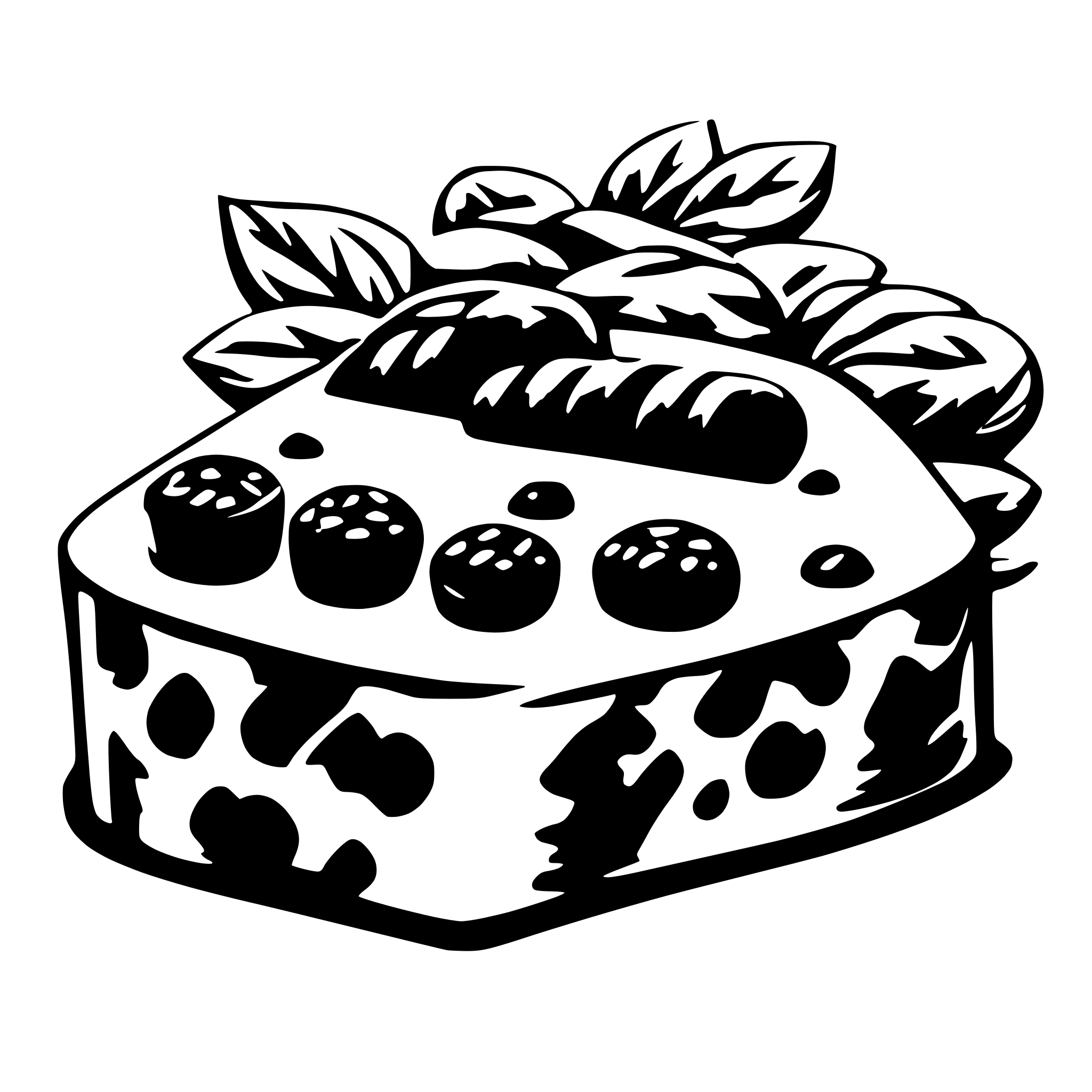 AI-generated SVG of 'VISCIOUS AND DELICIOUS'
