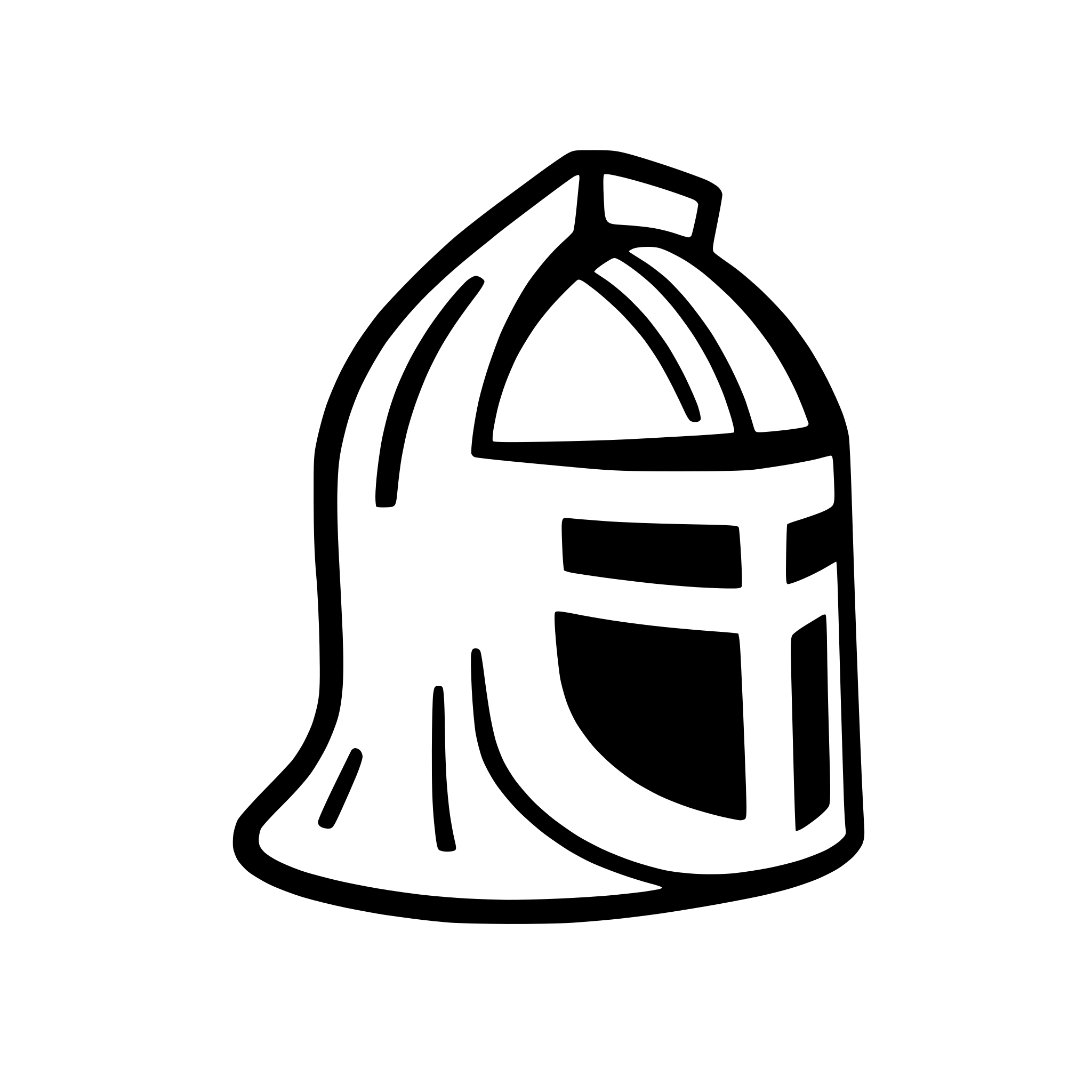 AI-generated SVG of 'gladiator helmet outline'