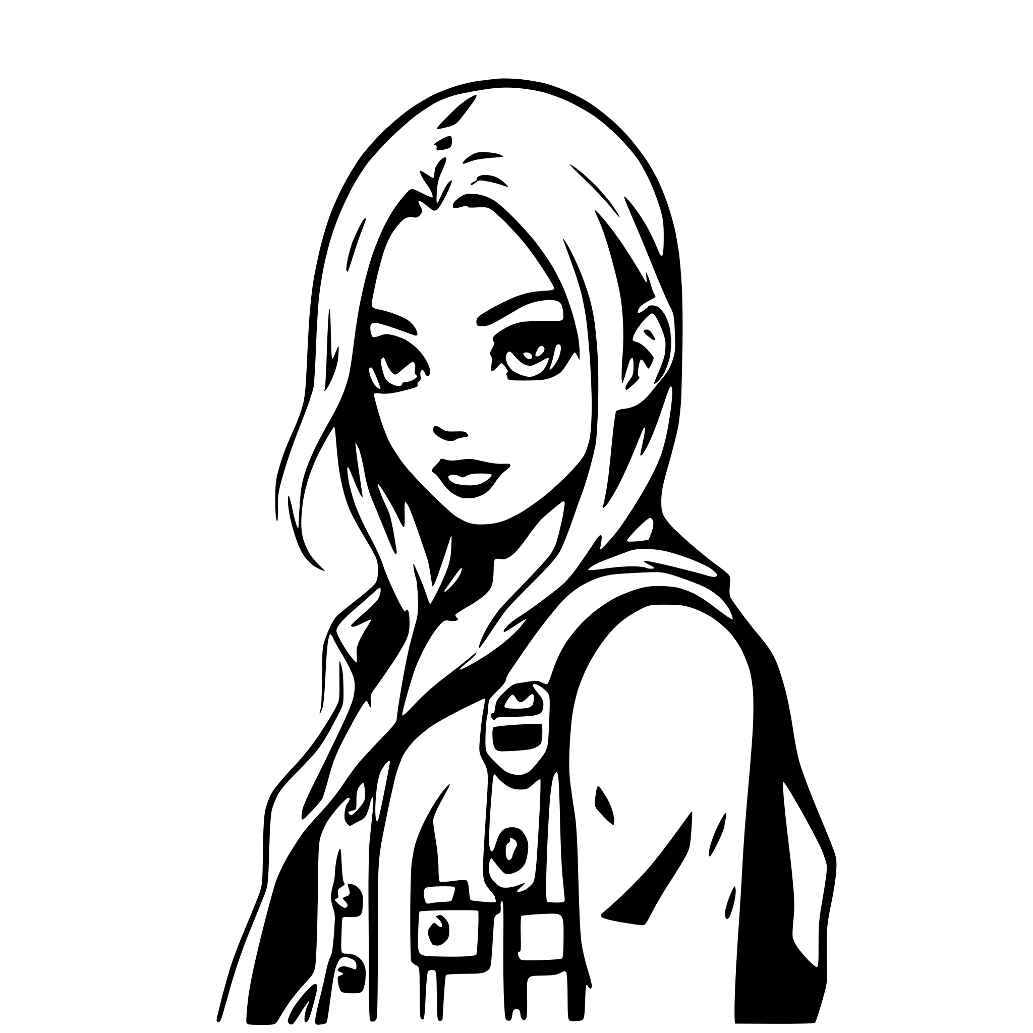 AI-generated SVG of a Background postapocalyptic
