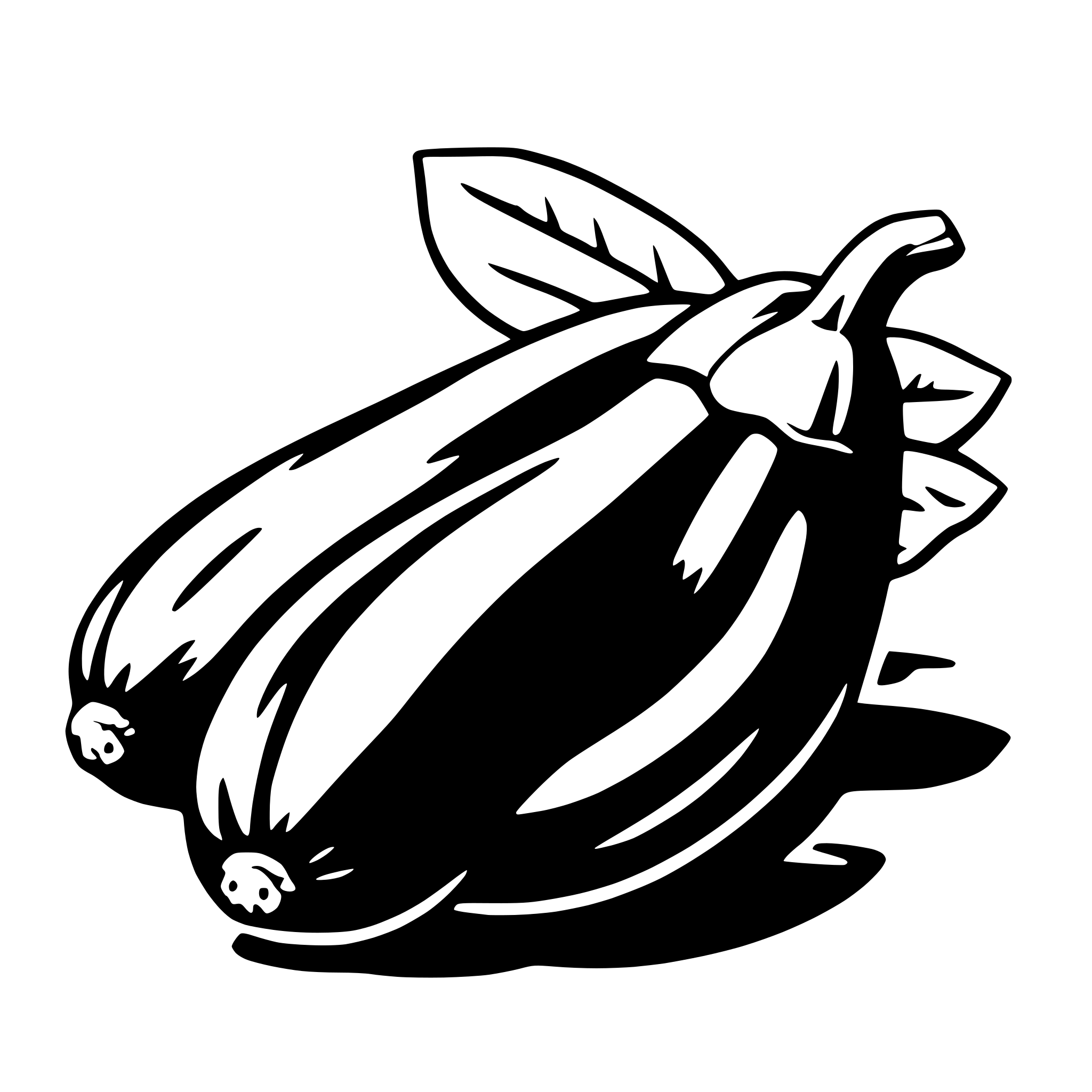 AI-generated SVG of 'zucchini'