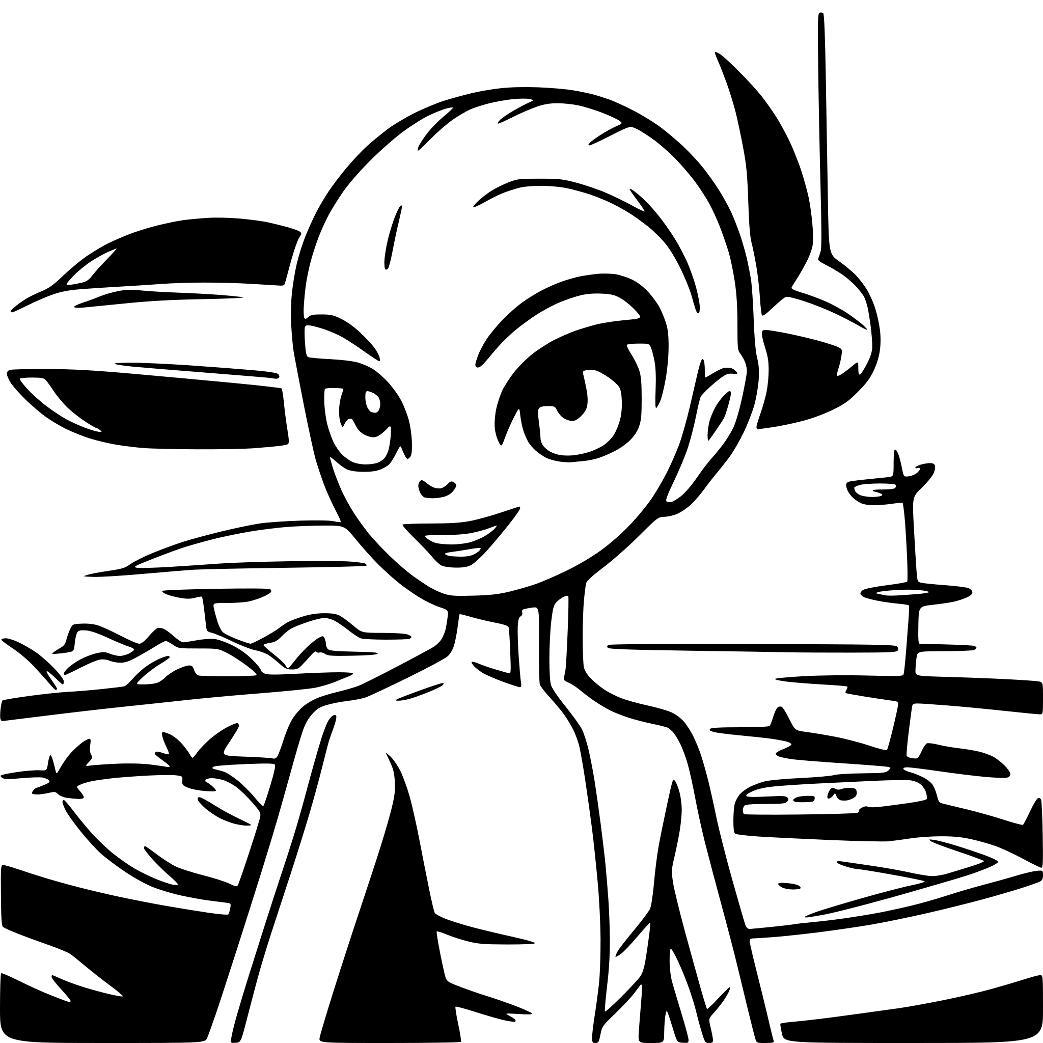 AI-generated SVG of a An Alien Race Like Star Trek lower decks