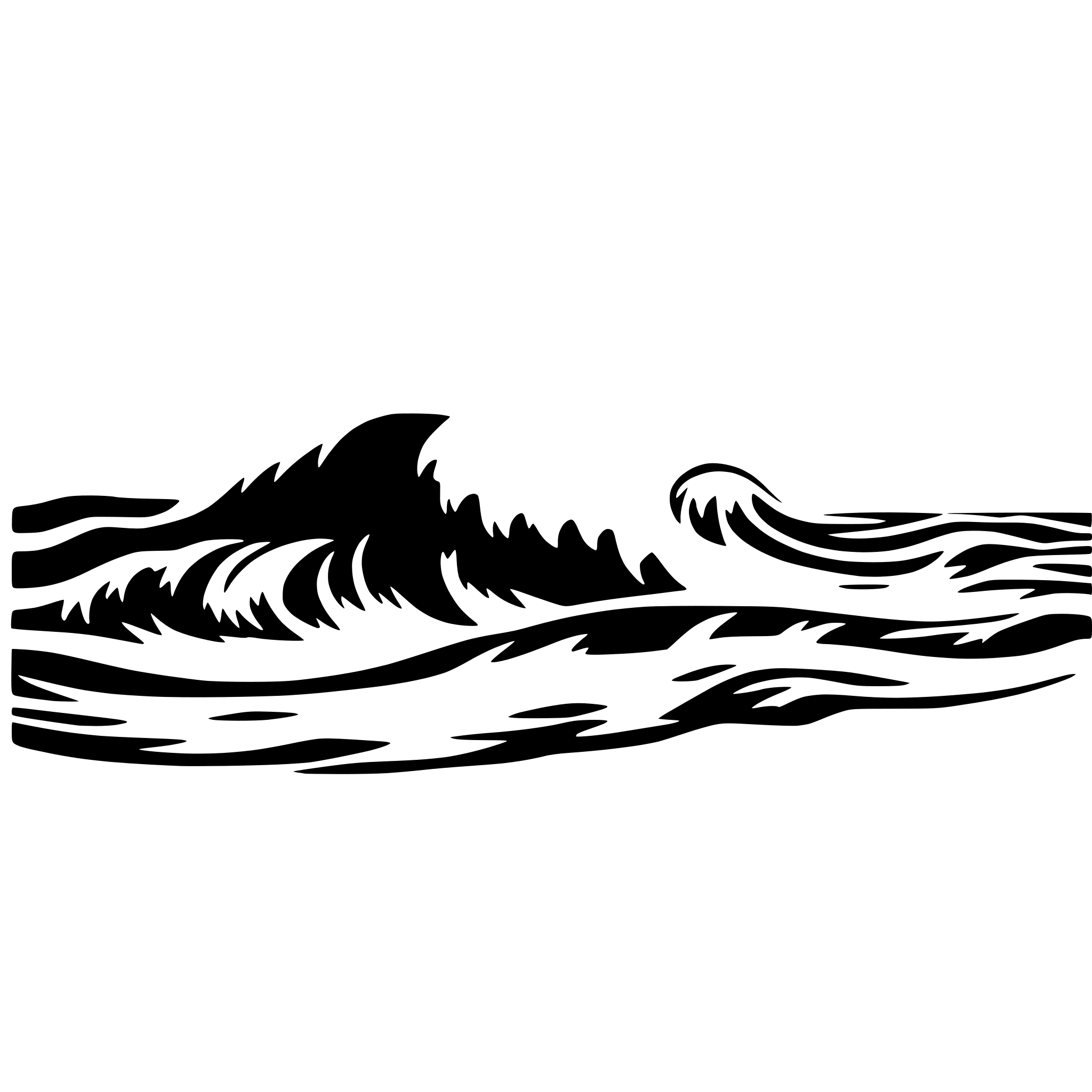 AI-generated SVG of 'water wave'