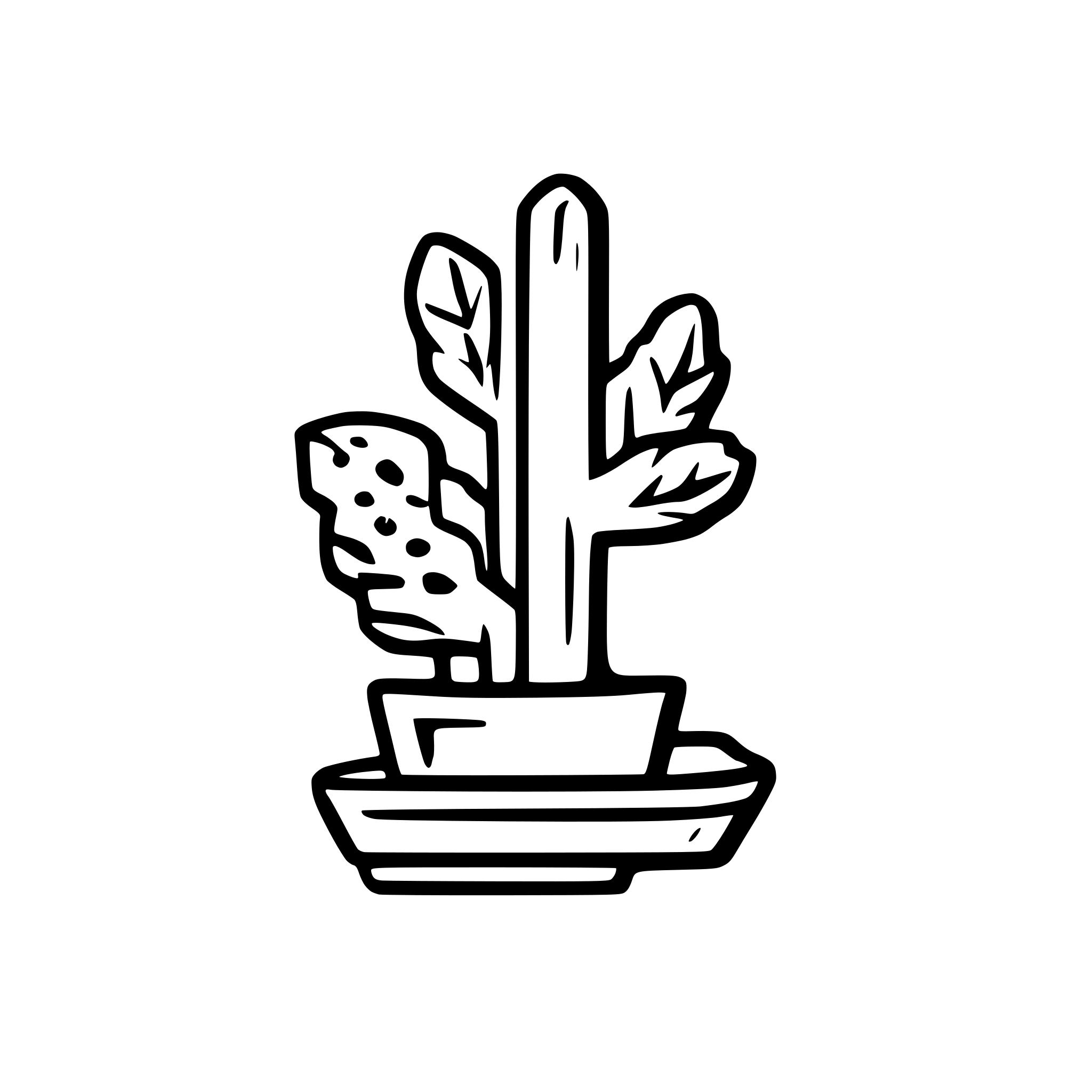 AI-generated SVG of 'pizza with a cactus behind'