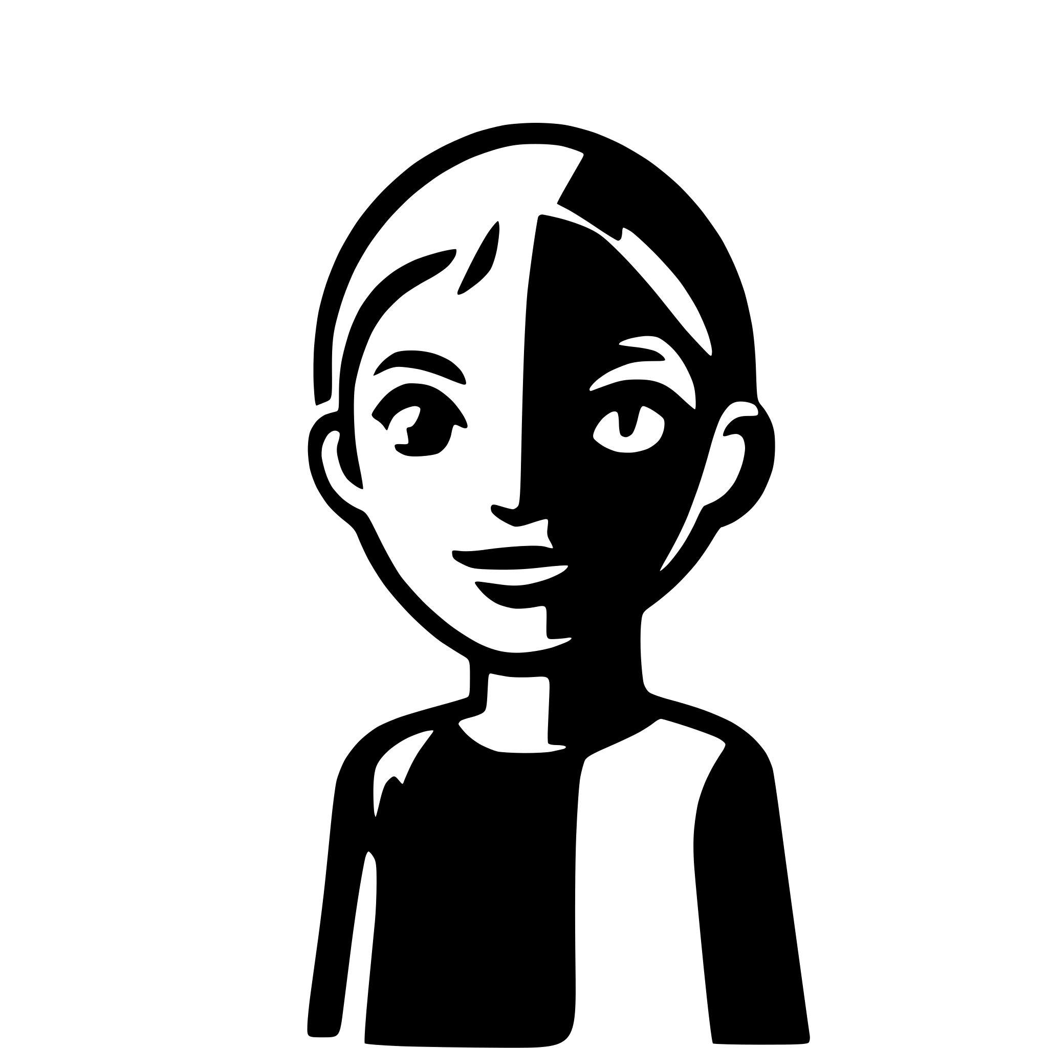 AI-generated SVG of a thinking