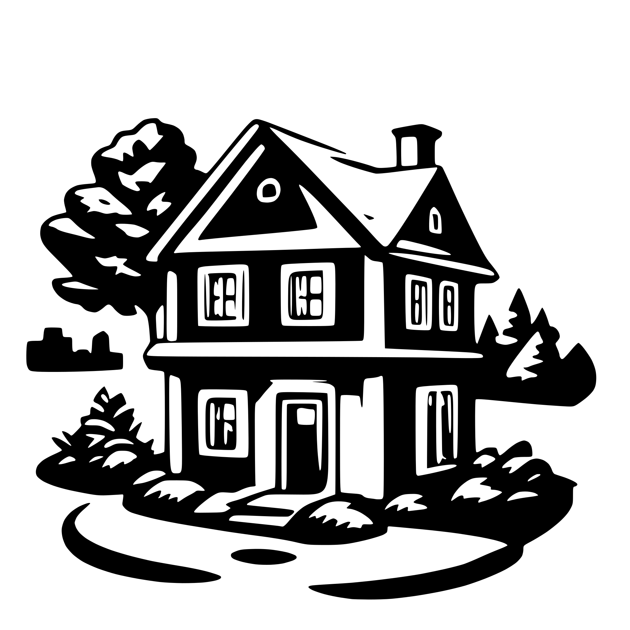 AI-generated SVG of 'property simple'