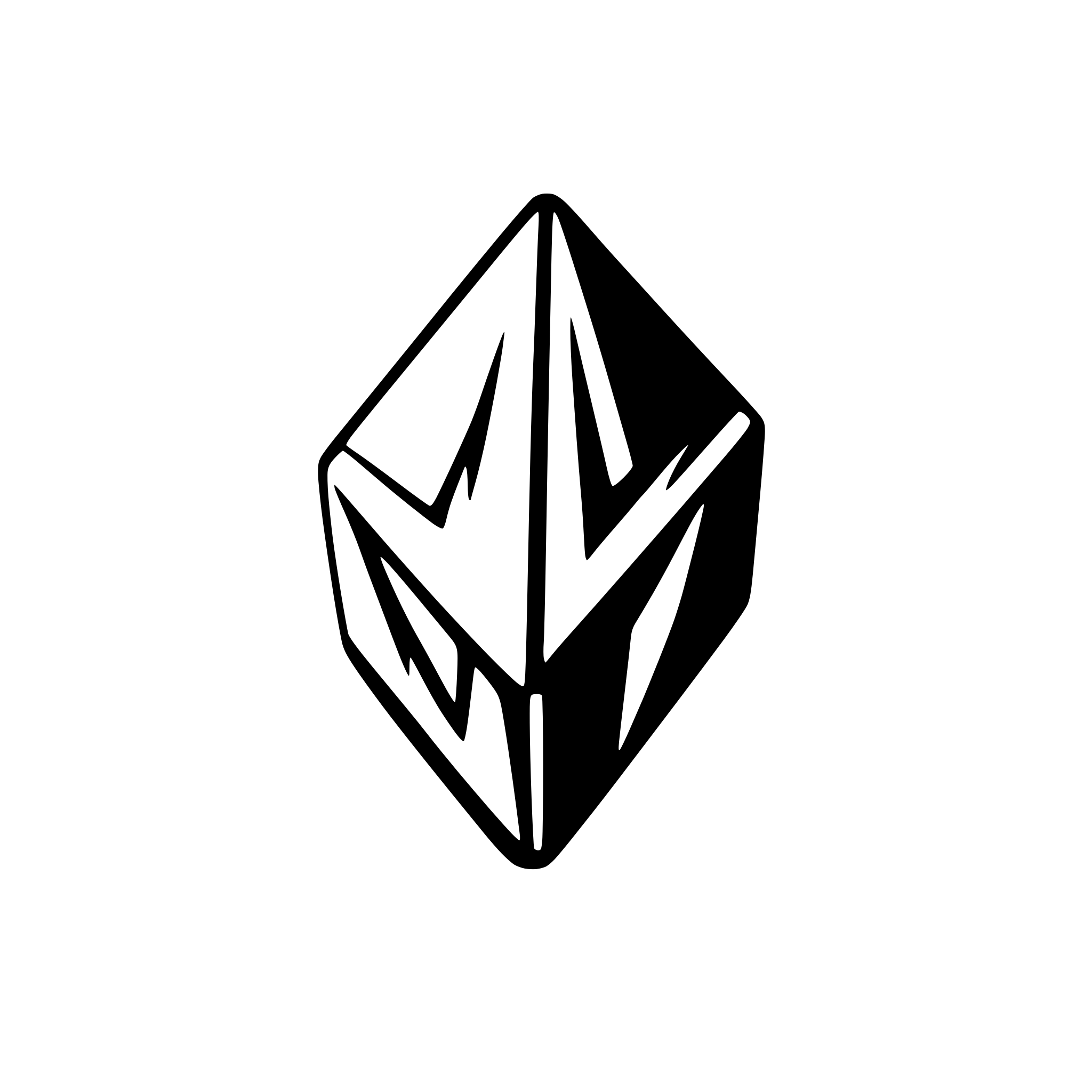 AI-generated SVG of a ore in a shape of small rectangle shard