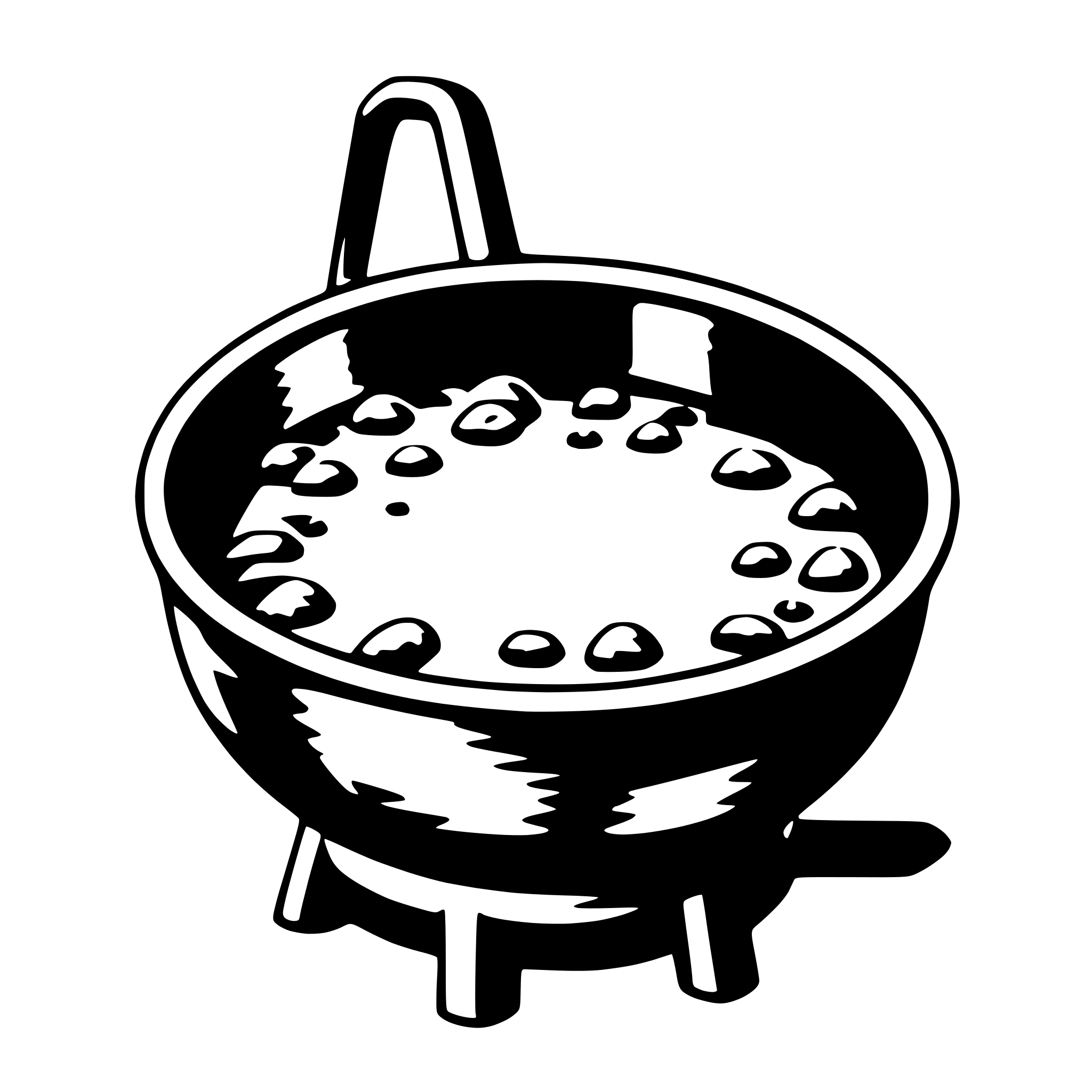AI-generated SVG of 'wok'