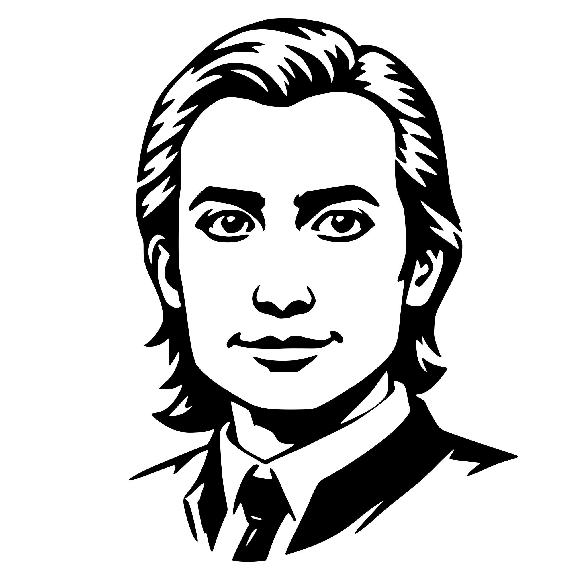 AI-generated SVG of 'actor'