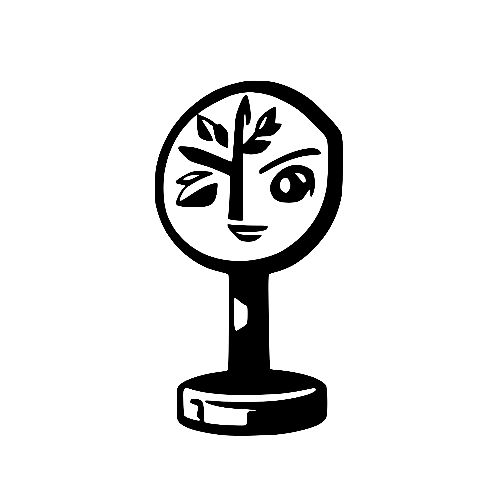 AI-generated SVG of 'tree robot'