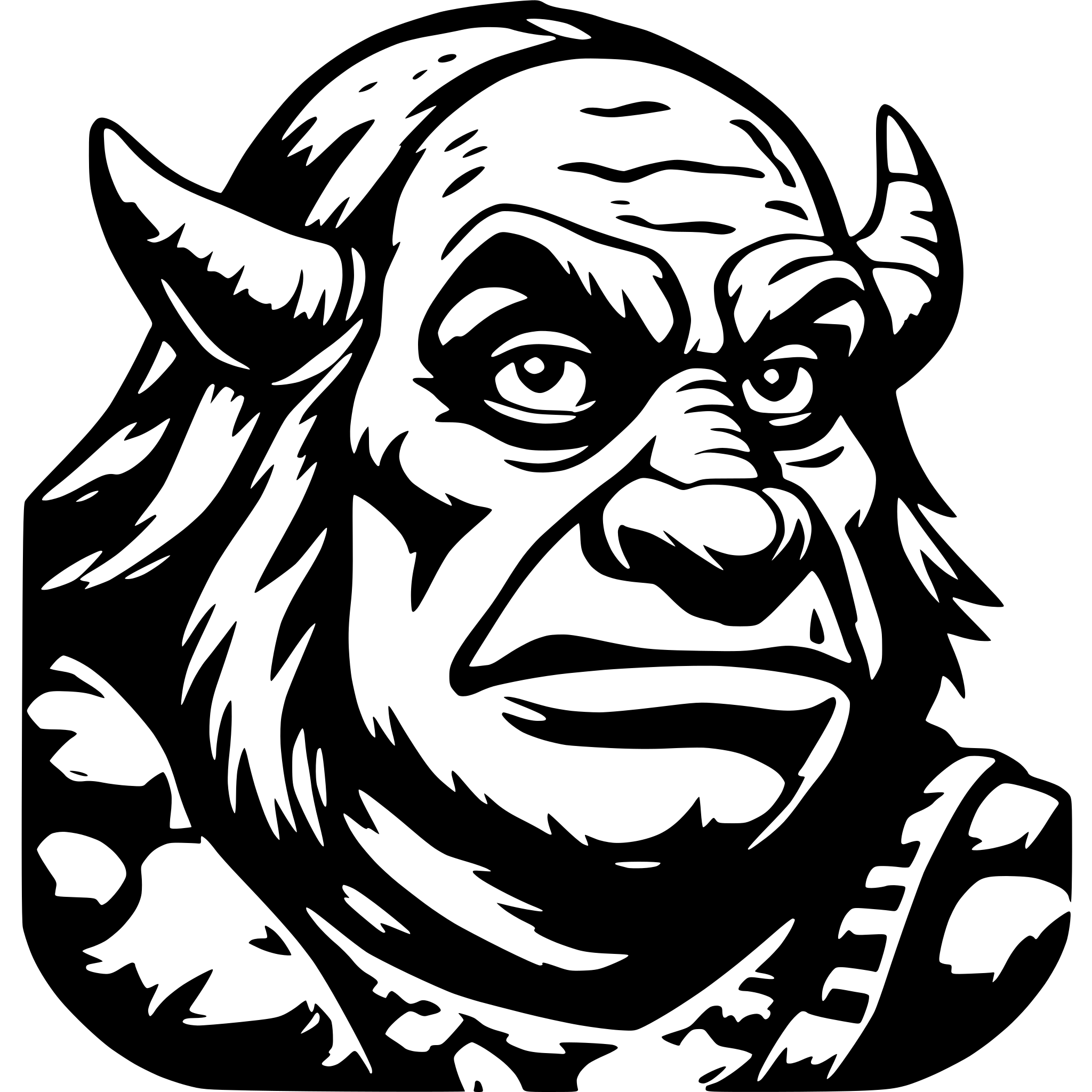 AI-generated SVG of a ogre dungeons and dragons