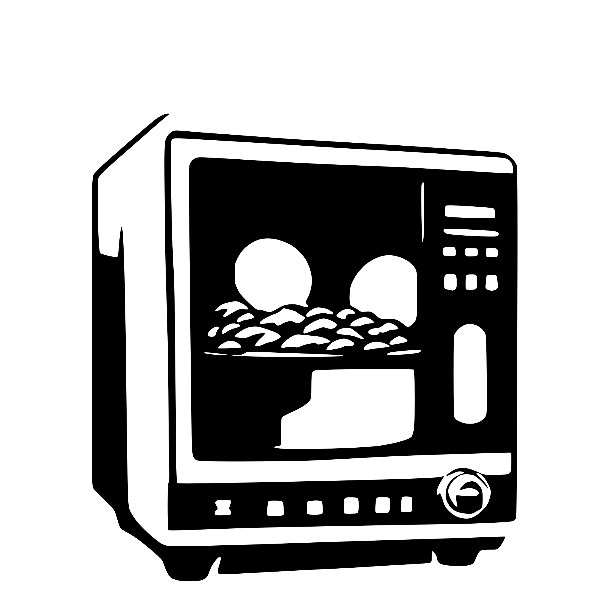 AI-generated SVG of 'microwave'