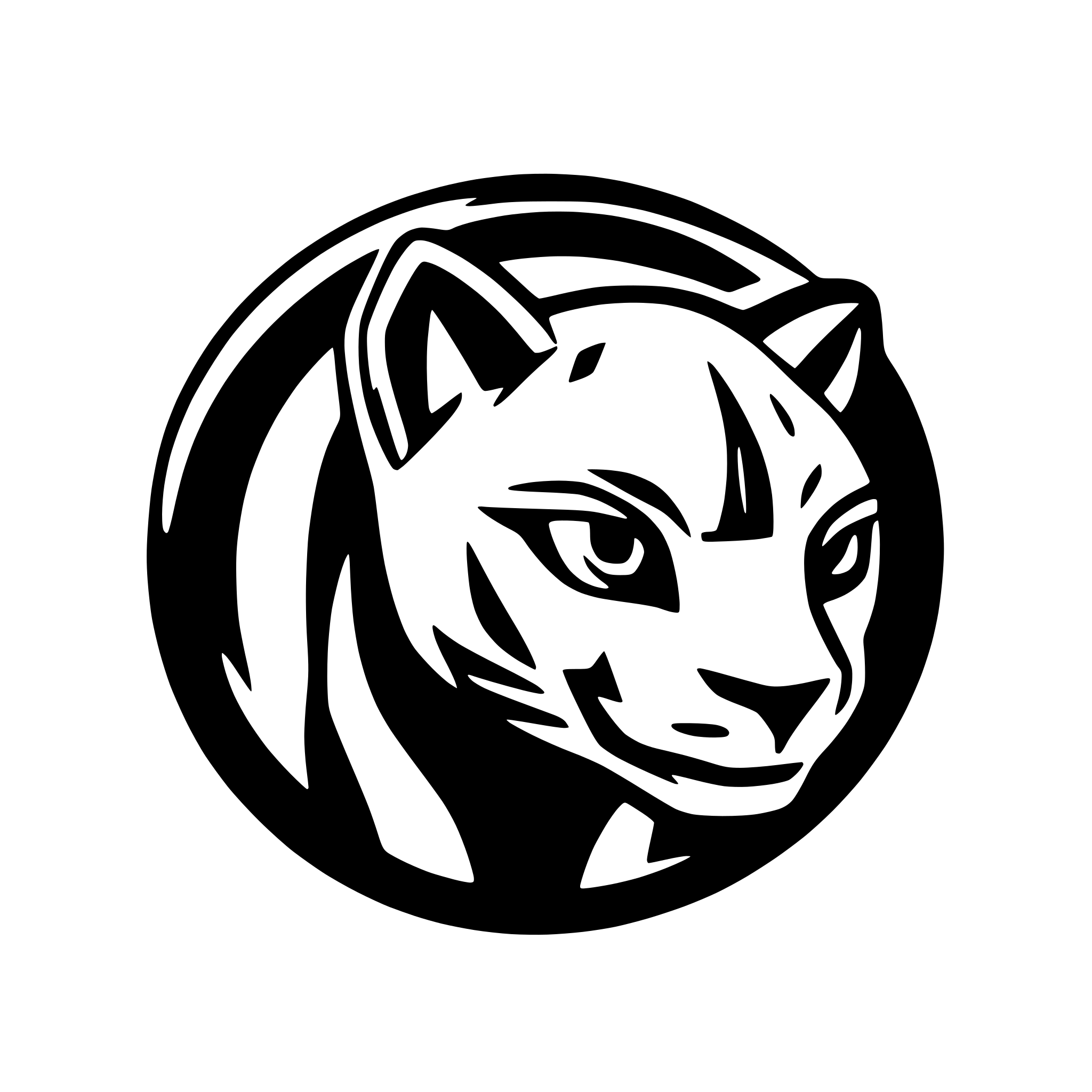 AI-generated SVG of 'puma portrait'