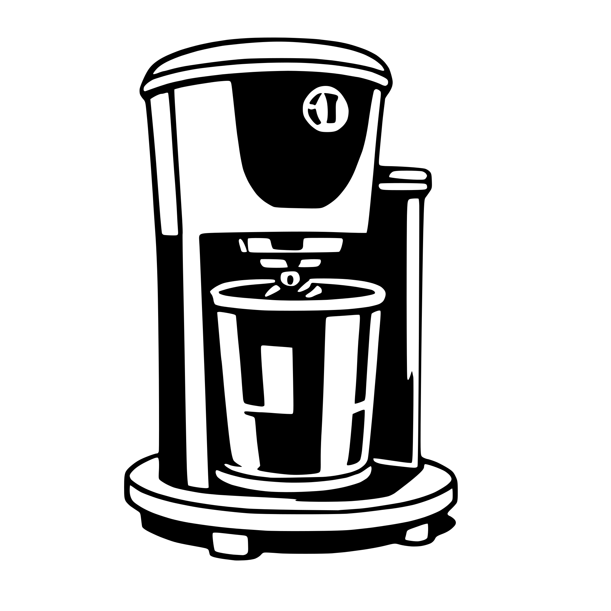 AI-generated SVG of 'coffee maker'