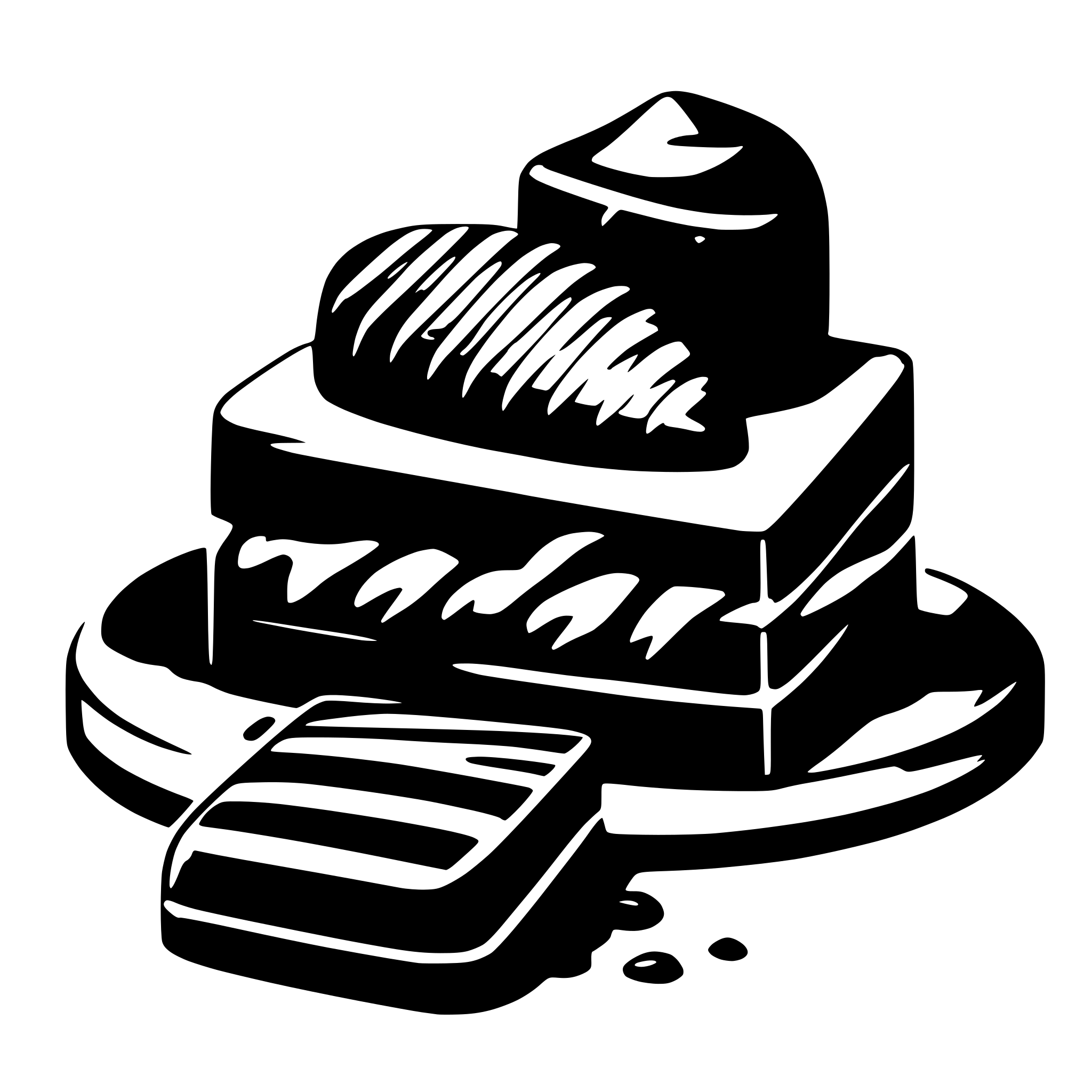 AI-generated SVG of a chocolate