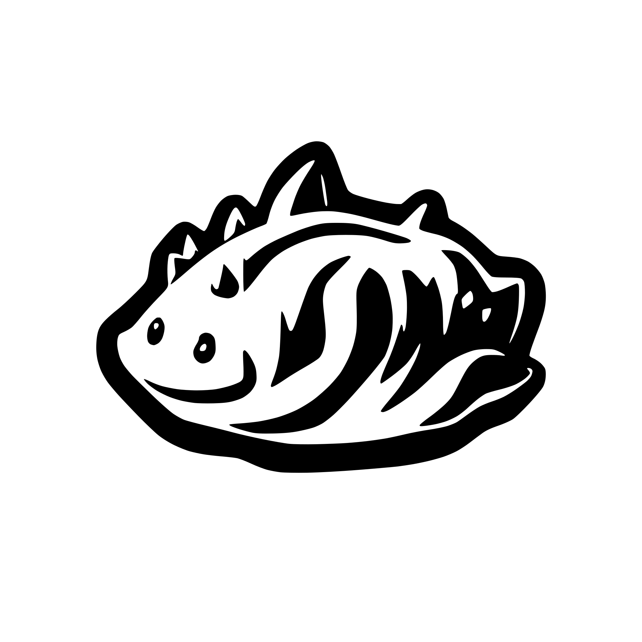 AI-generated SVG of 'glaucus atlantic sea slug'