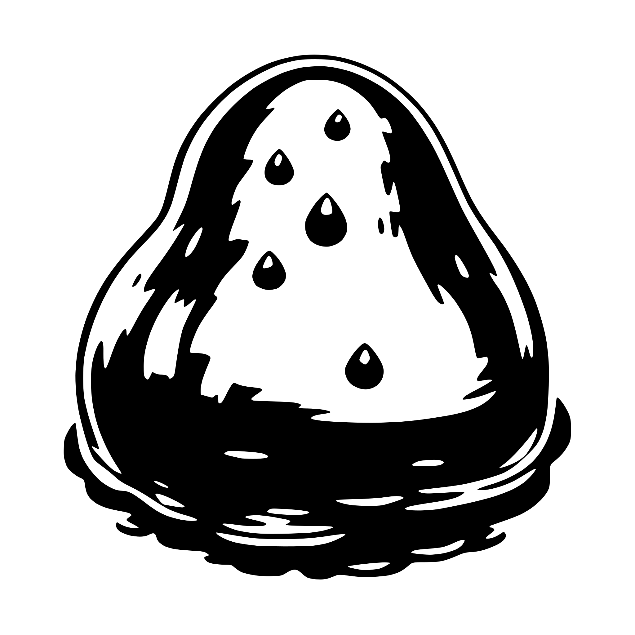 AI-generated SVG of 'blob picture'