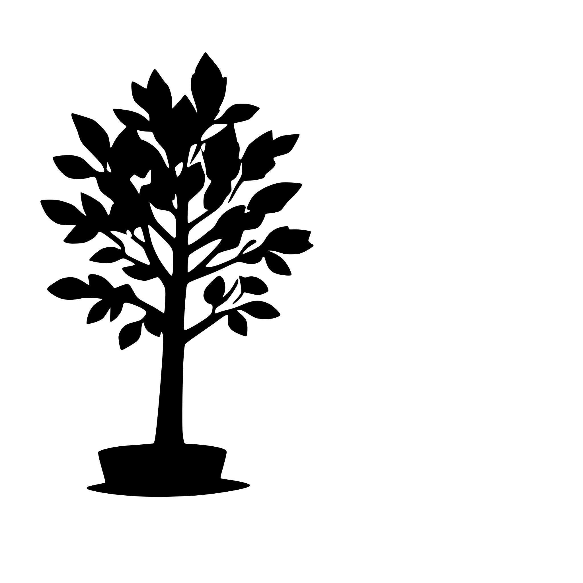 AI-generated SVG of a one soliter tree linden