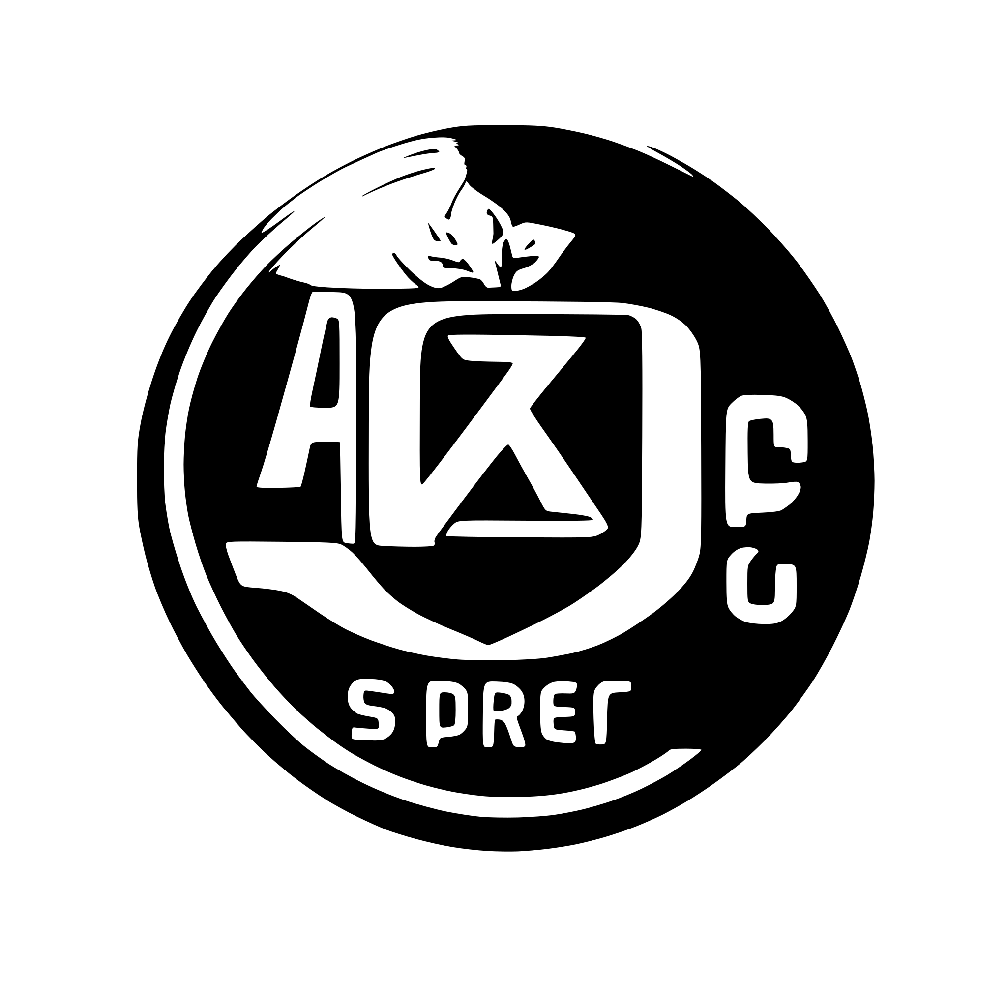 AI-generated SVG of a Logo ABC sport club.