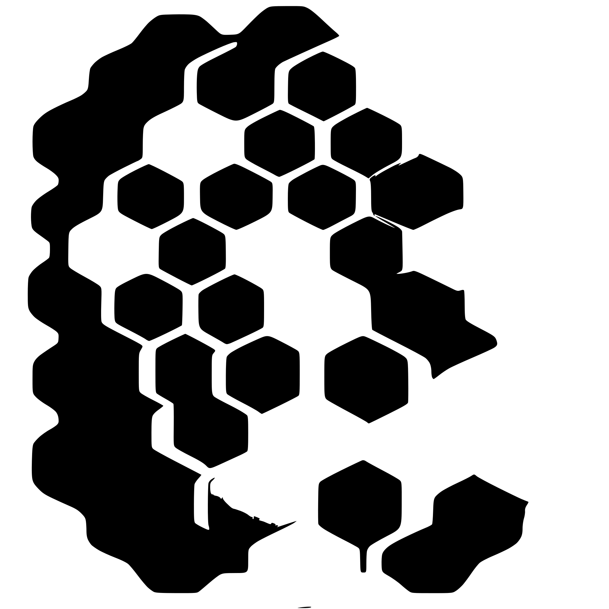 AI-generated SVG of 'hexagon with border radius'