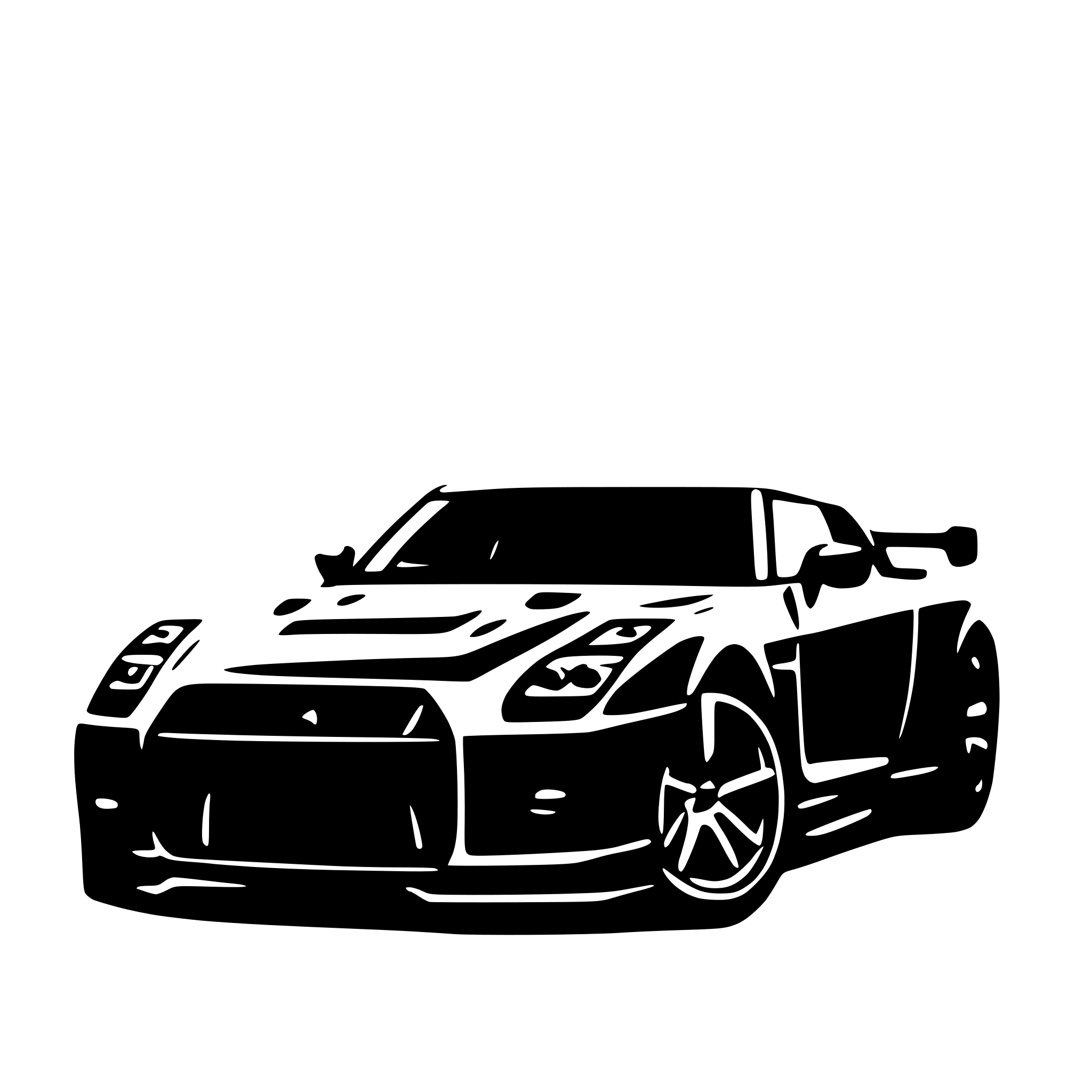 AI-generated SVG of 'front view 2009 GTR Sky-line'