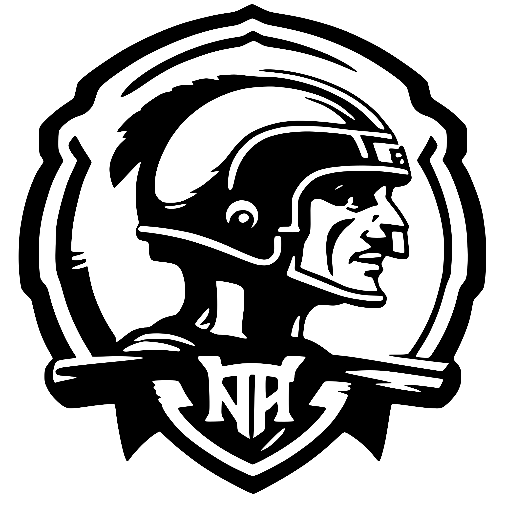 AI-generated SVG of a create custom american football team logo AI-generated SVG of a create custom american football team logo