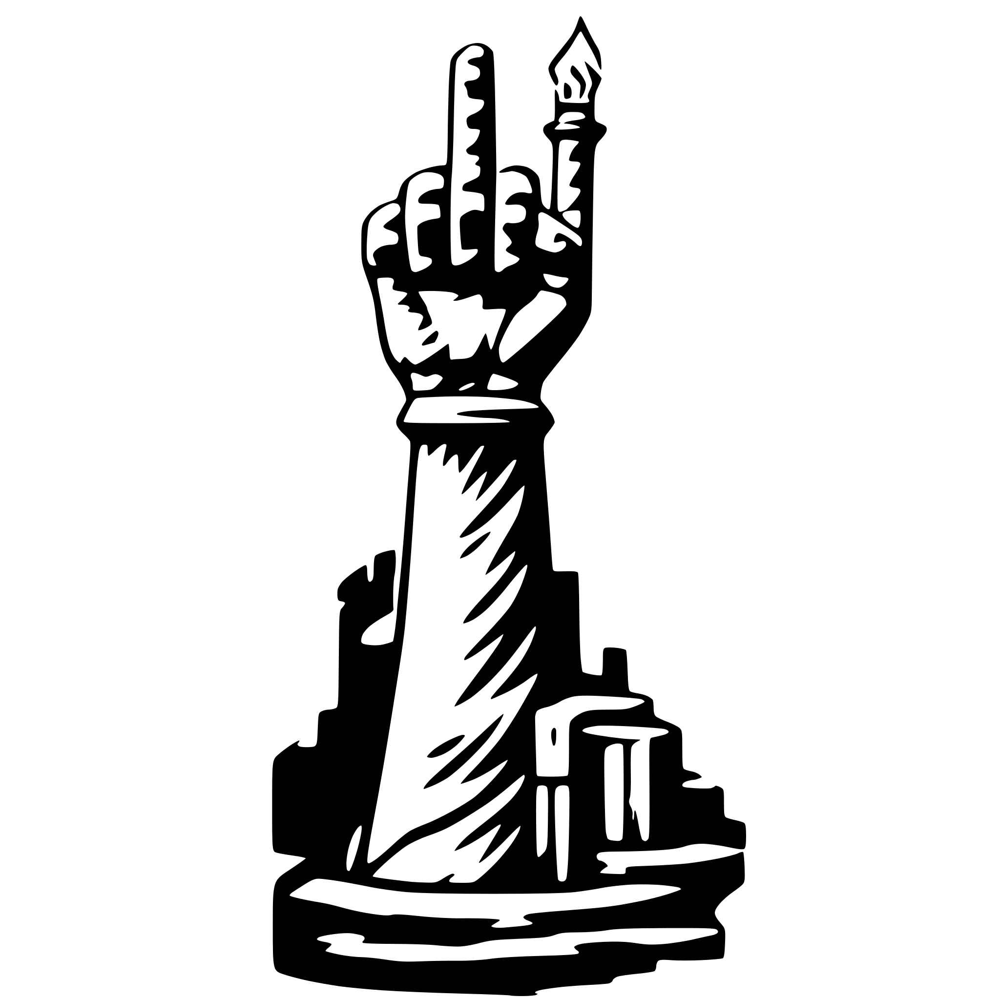 AI-generated SVG of a the hand of the statue of liberty holding a torch AI-generated SVG of a the hand of the statue of liberty holding a torch