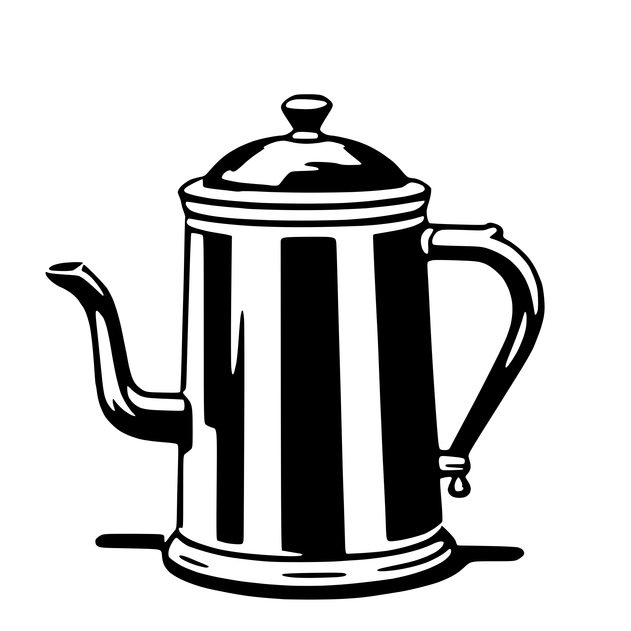 AI-generated SVG of a coffee pot