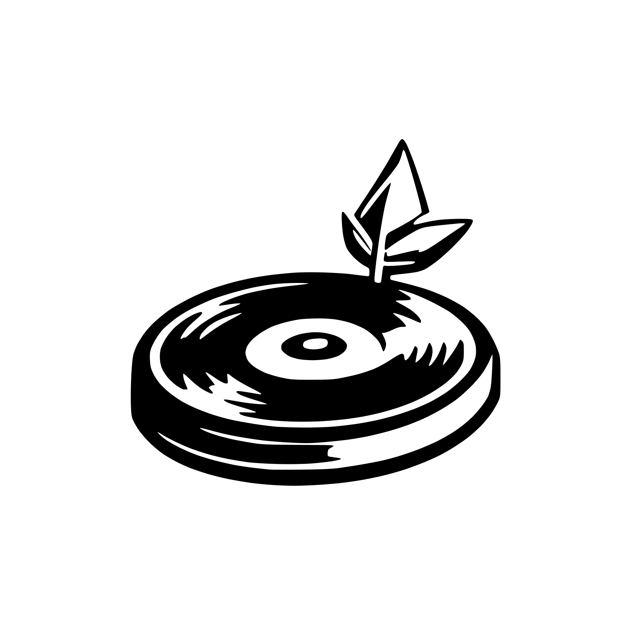 AI-generated SVG of a turntable