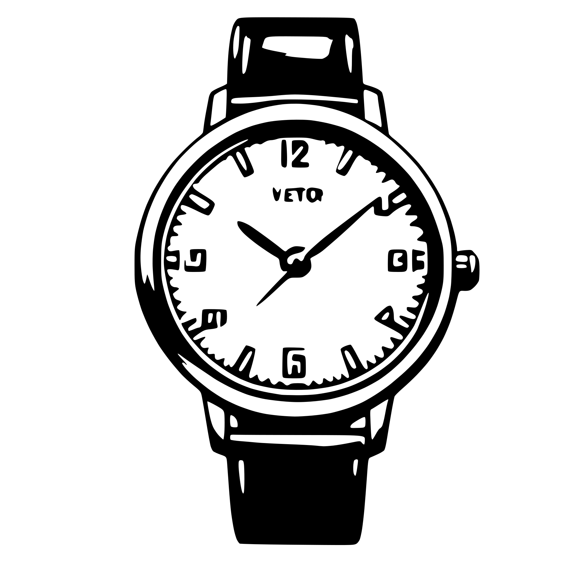 AI-generated SVG of a watch