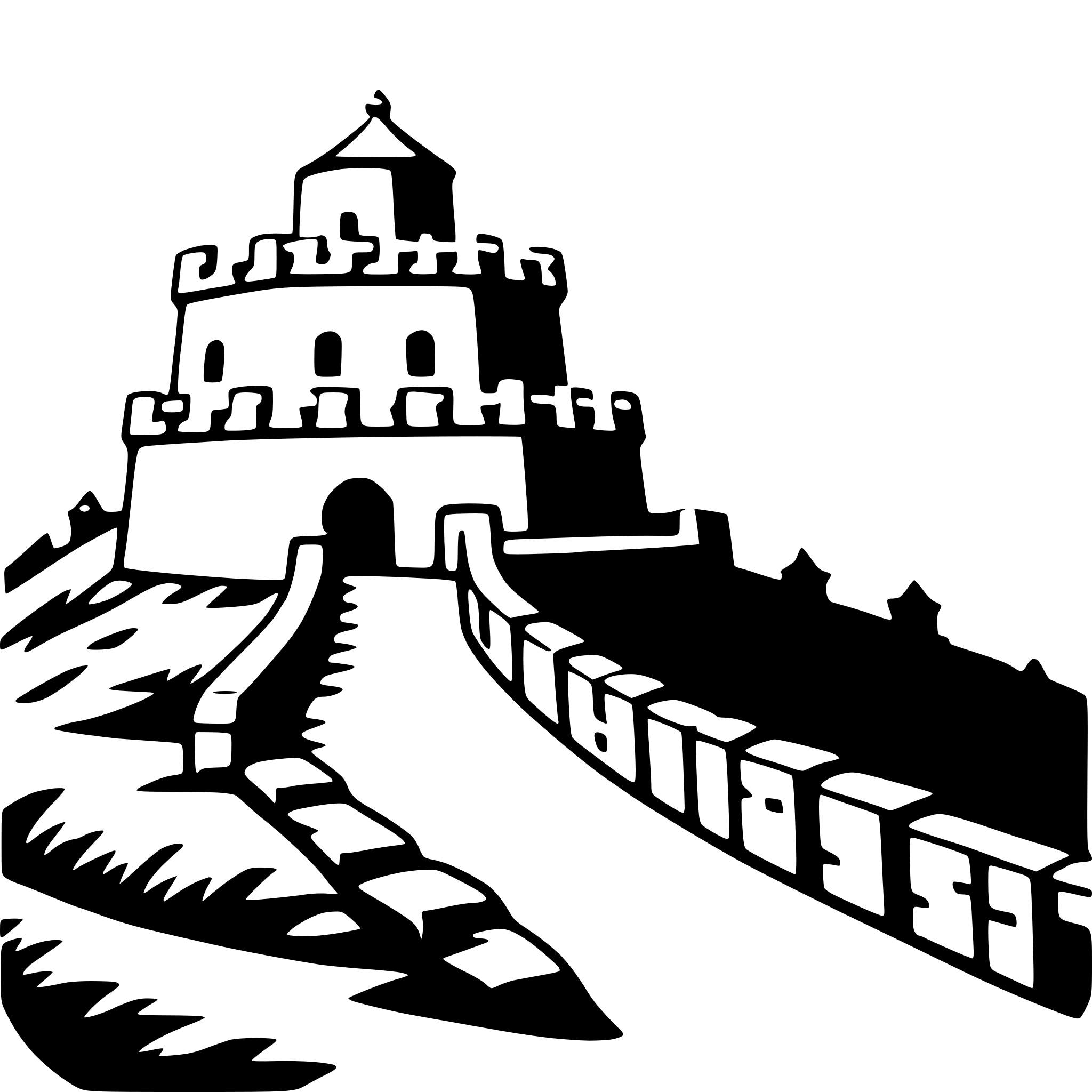 AI-generated SVG of 'great wall of china'