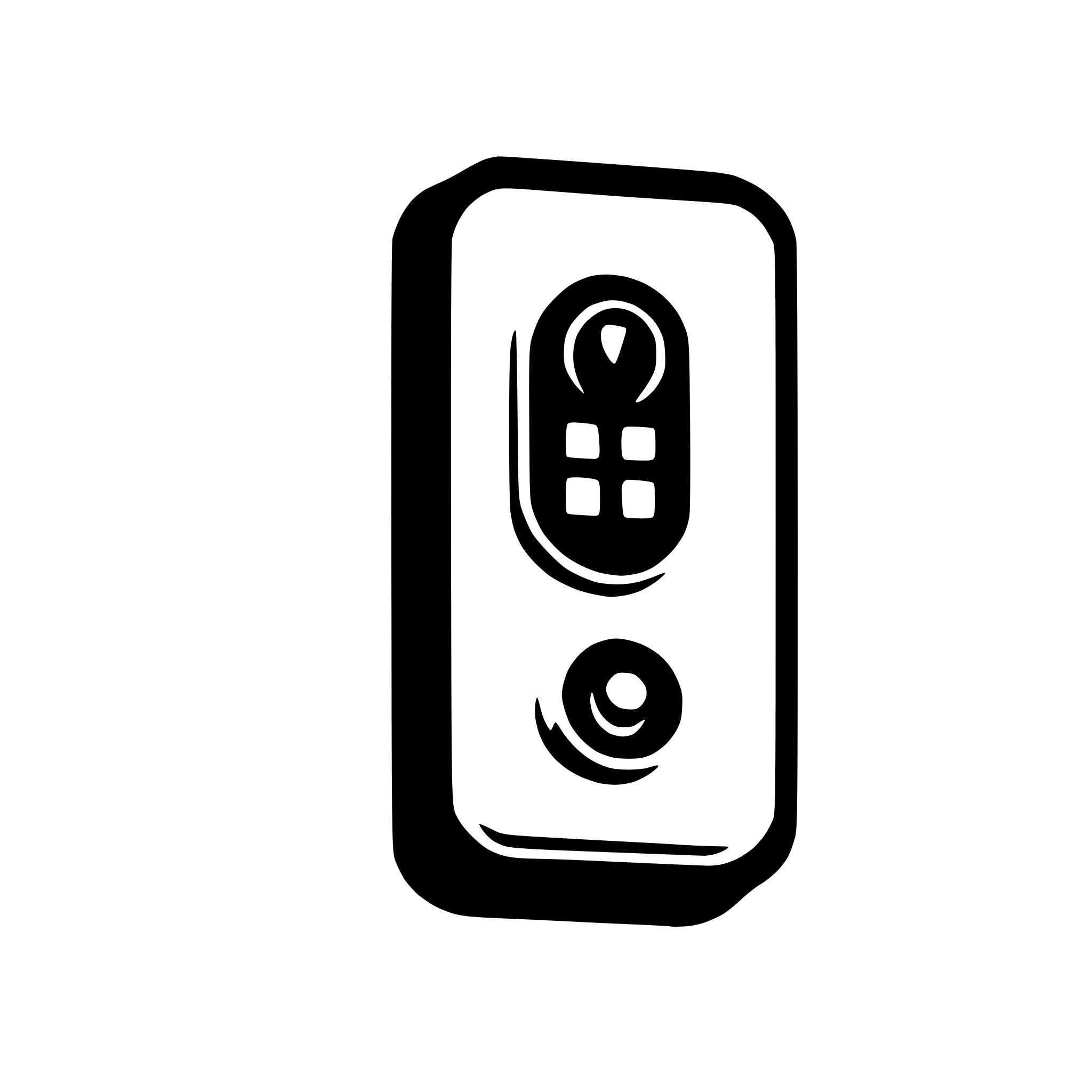 AI-generated SVG of 'qr doorbell'