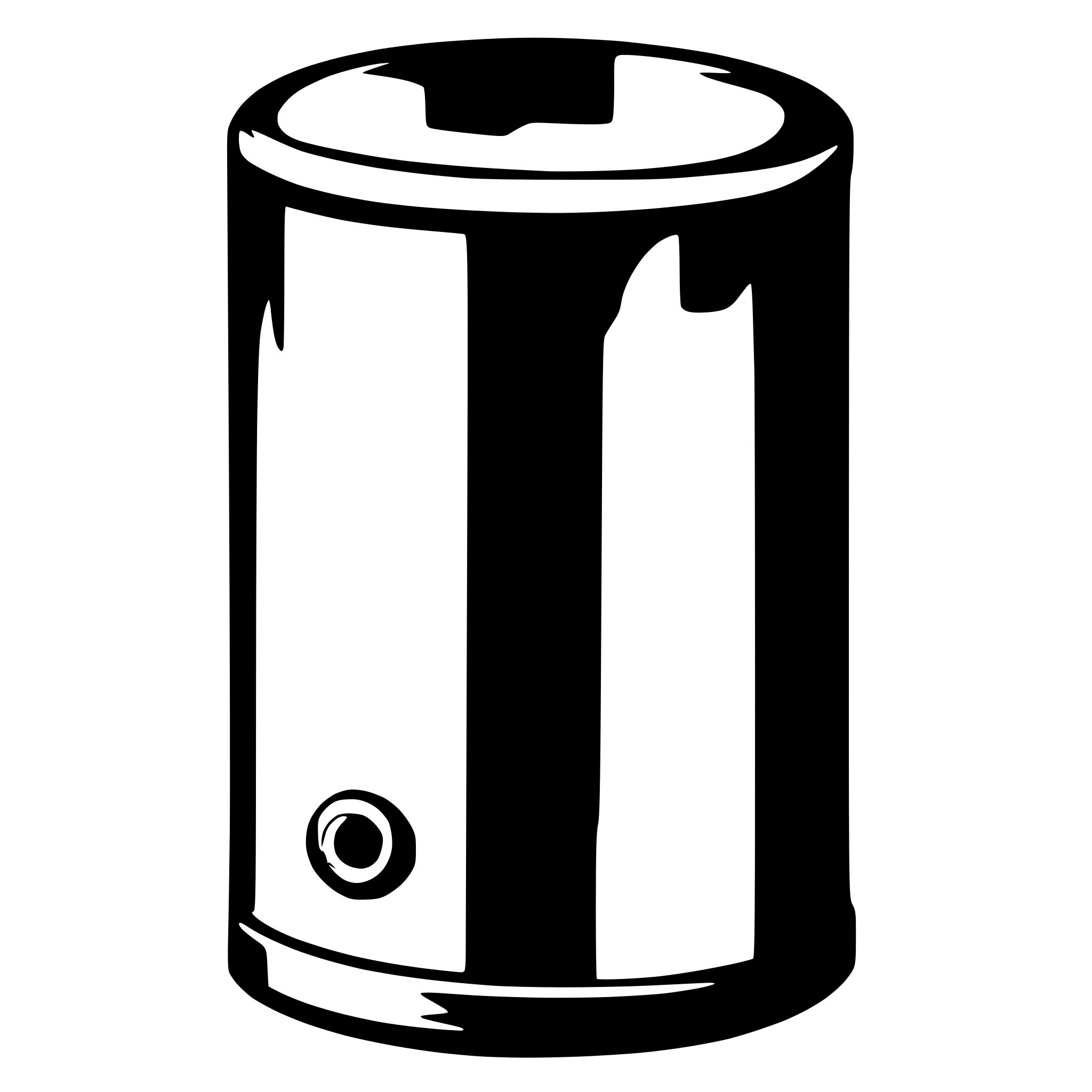 AI-generated SVG of 'cylinder]'