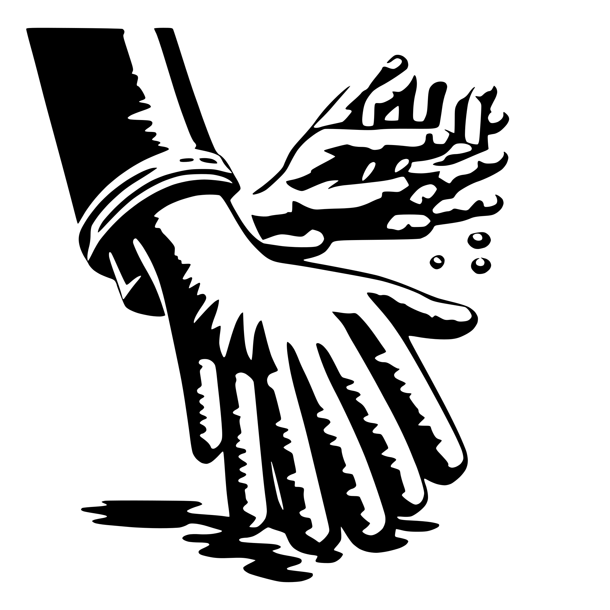 AI-generated SVG of a hands wash