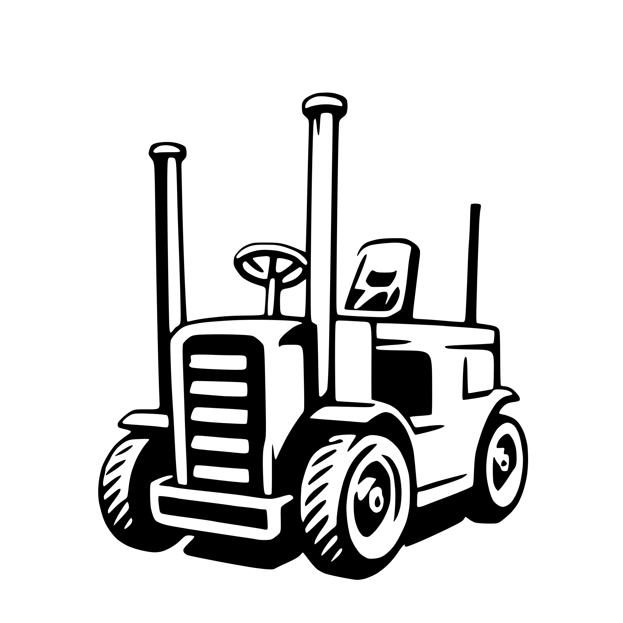 AI-generated SVG of a forklift