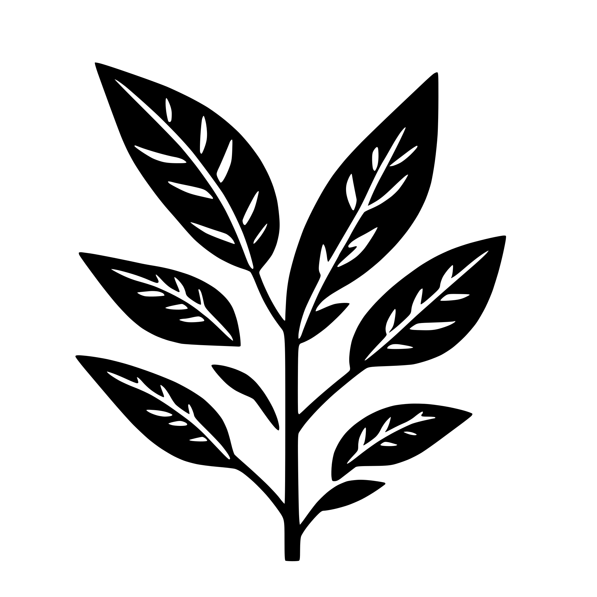 AI-generated SVG of 'flat geometric laurel'
