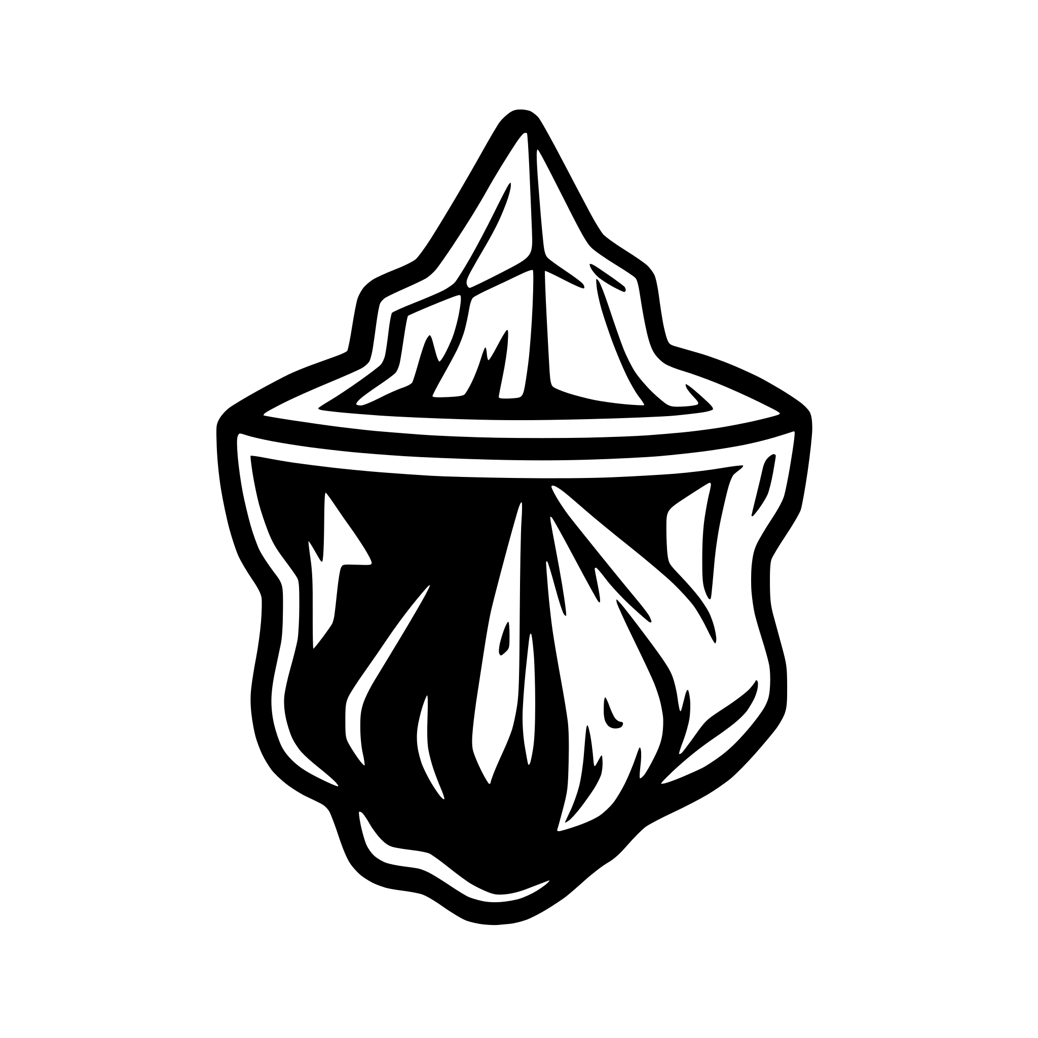 AI-generated SVG of a sorcery drop dnd logo