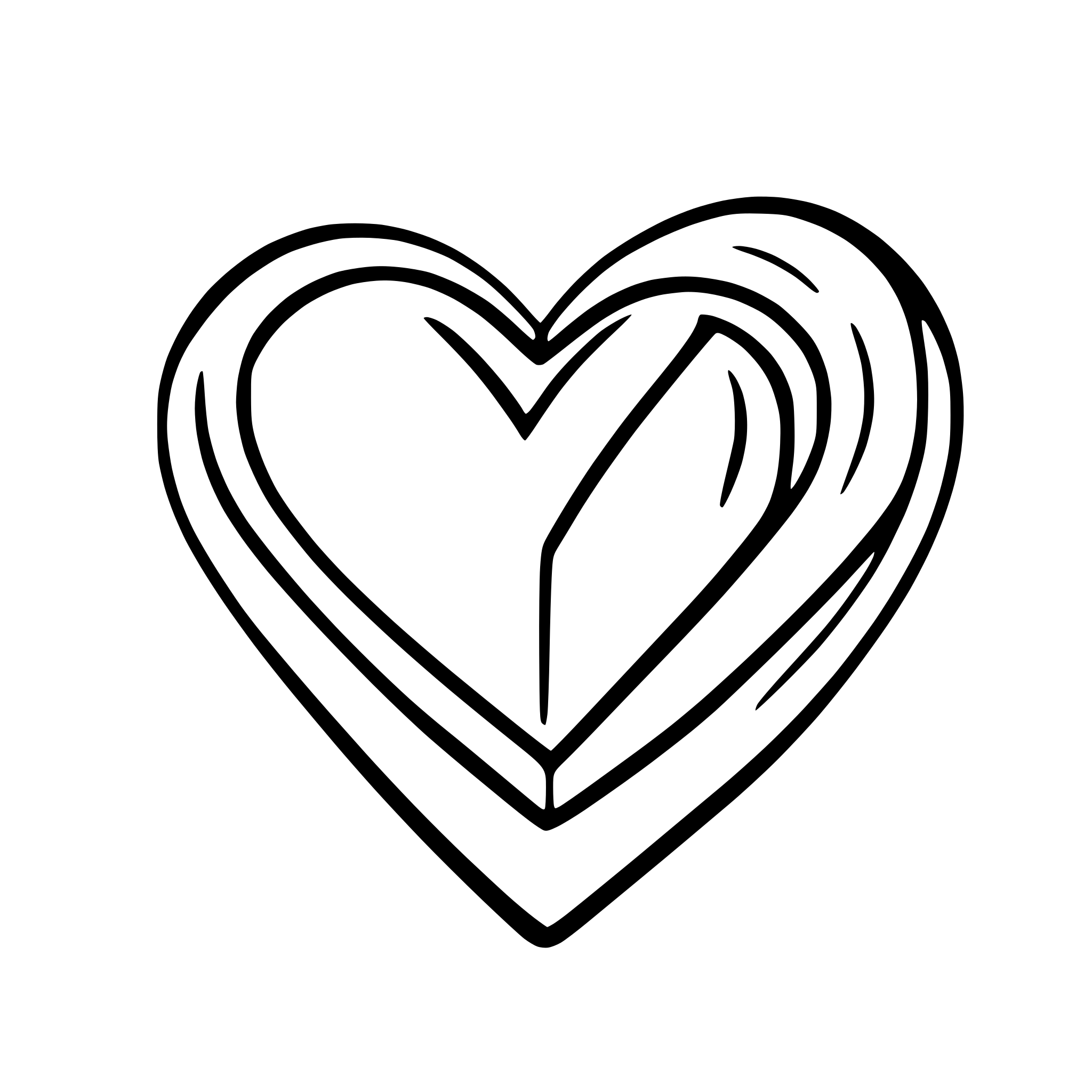 AI-generated SVG of a heart