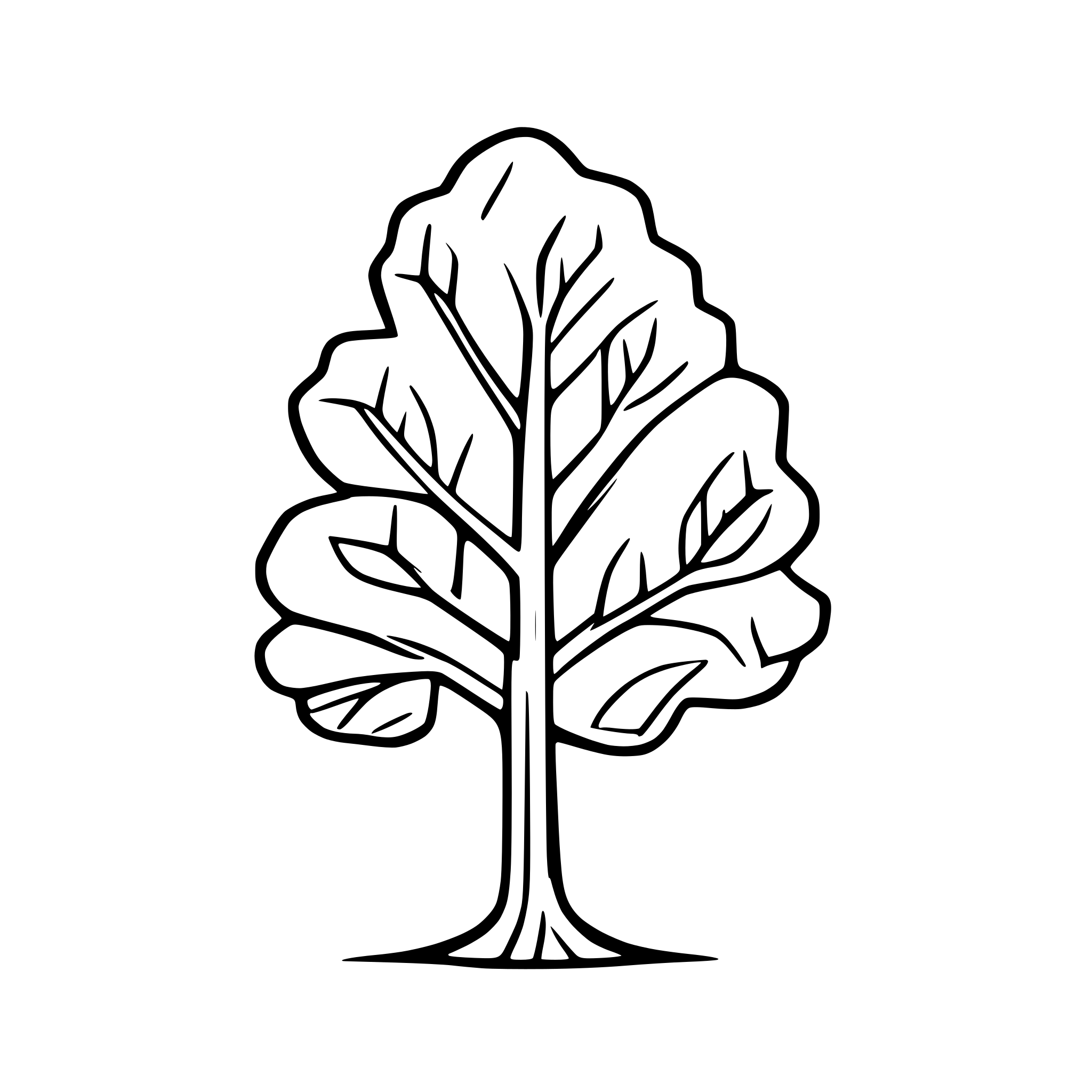 AI-generated SVG of 'A tree'