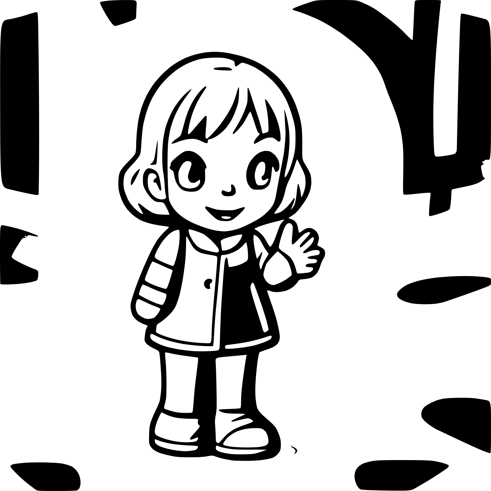 AI-generated SVG of a Toddler saying goodbye to the kindergarden