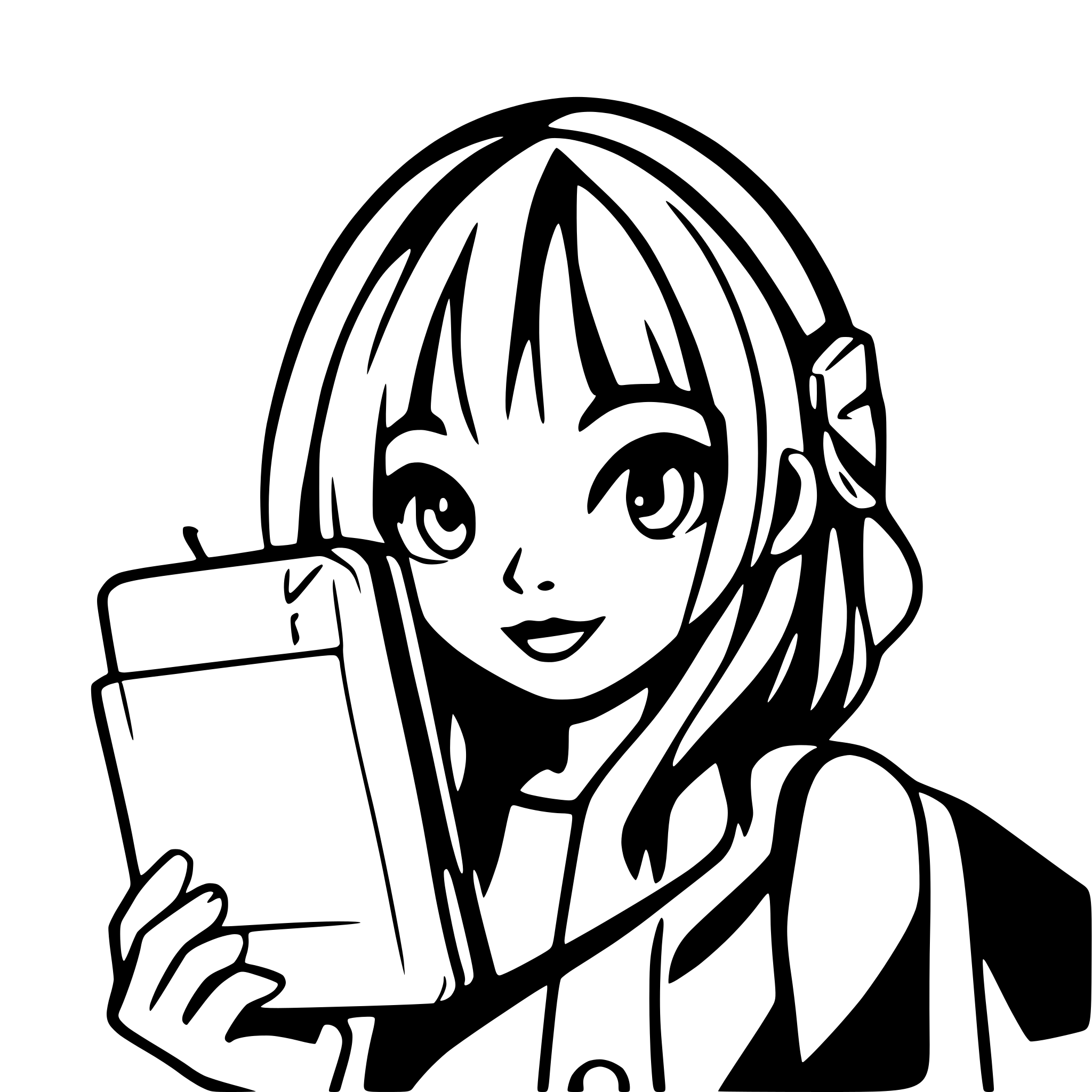 AI-generated SVG of a harddisk