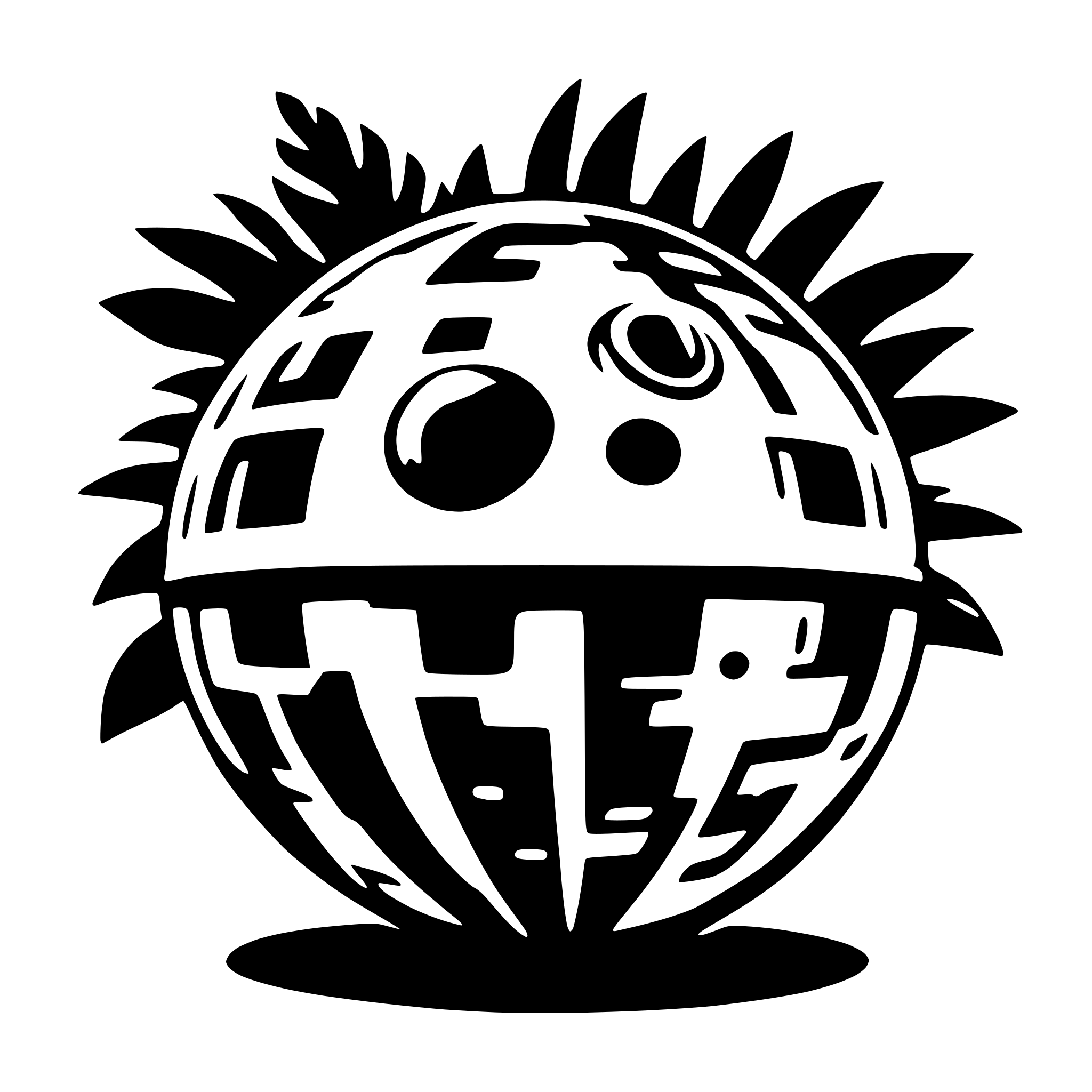 AI-generated SVG of 'Tropical disco ball'