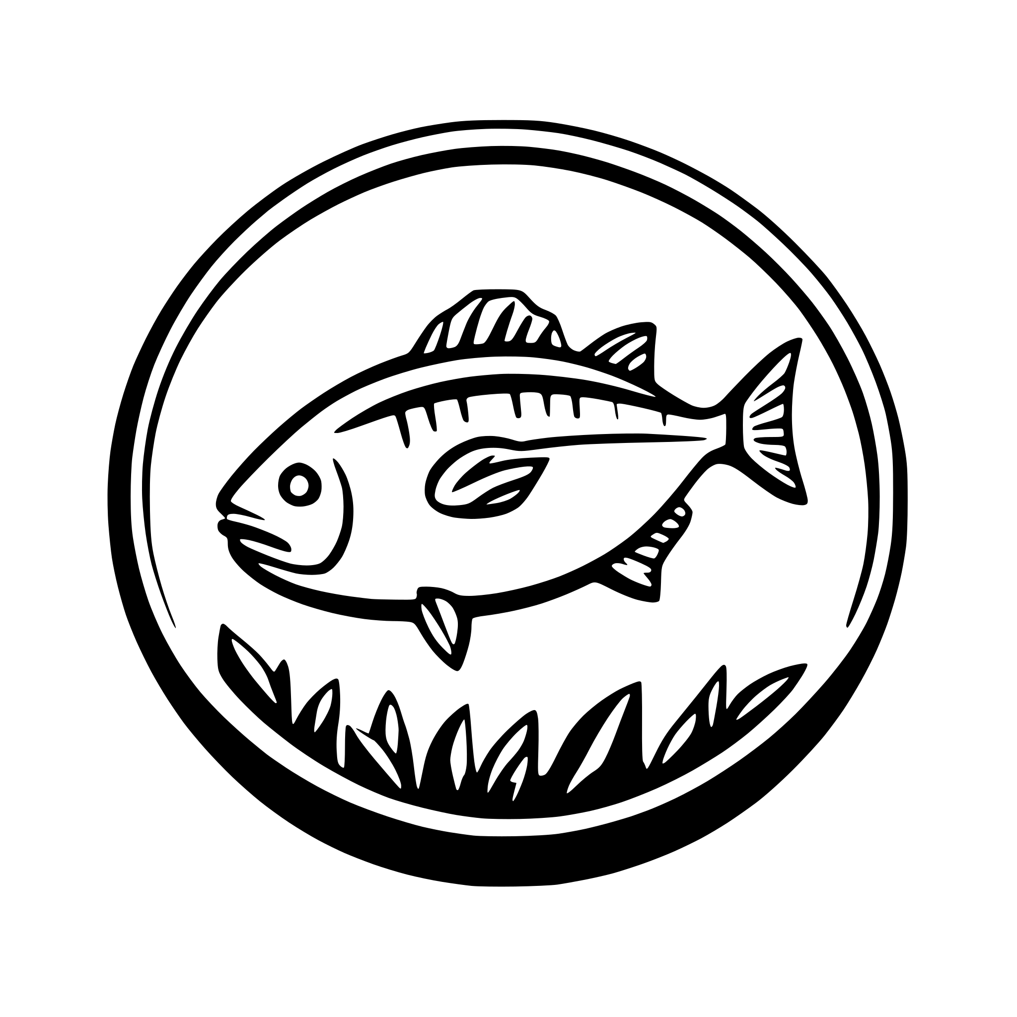 AI-generated SVG of a logo for fish delicates delivery