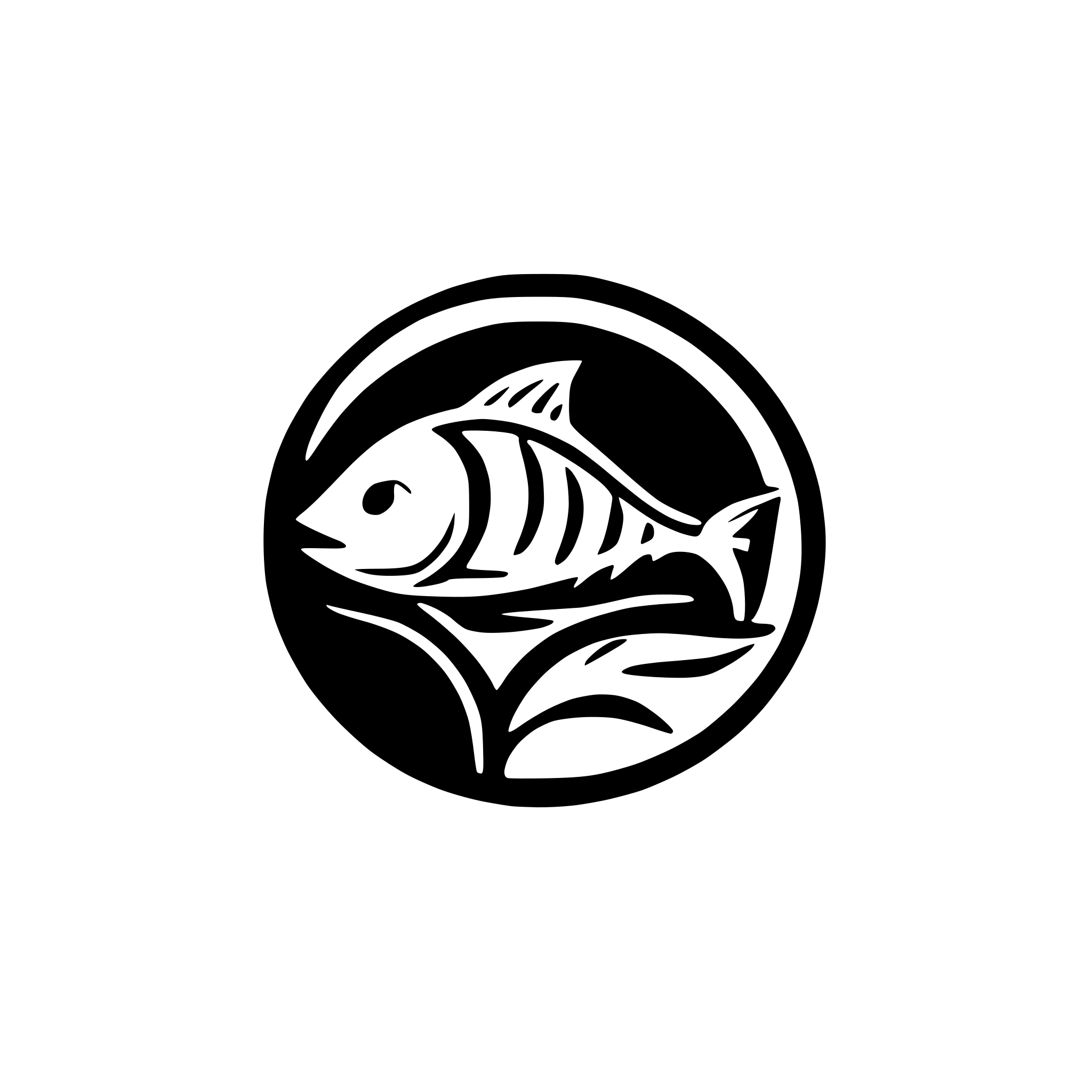 AI-generated SVG of a logo for fish delicates delivery