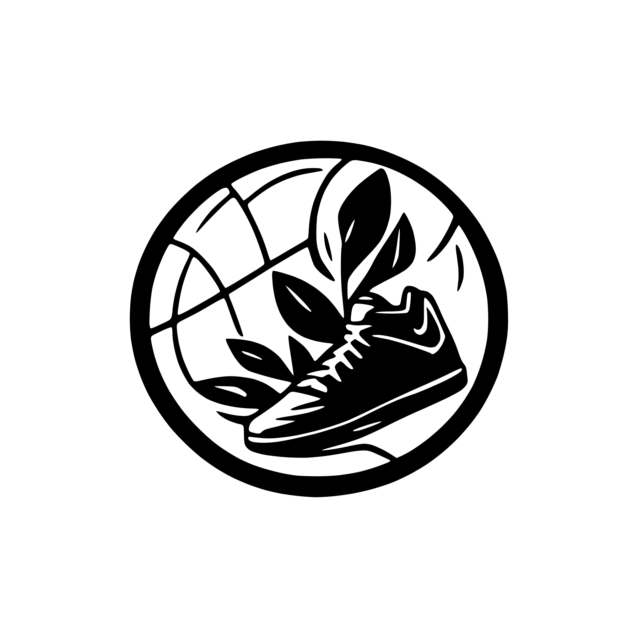 AI-generated SVG of a Use initials A.M with styling from nba player signature sneaker logo