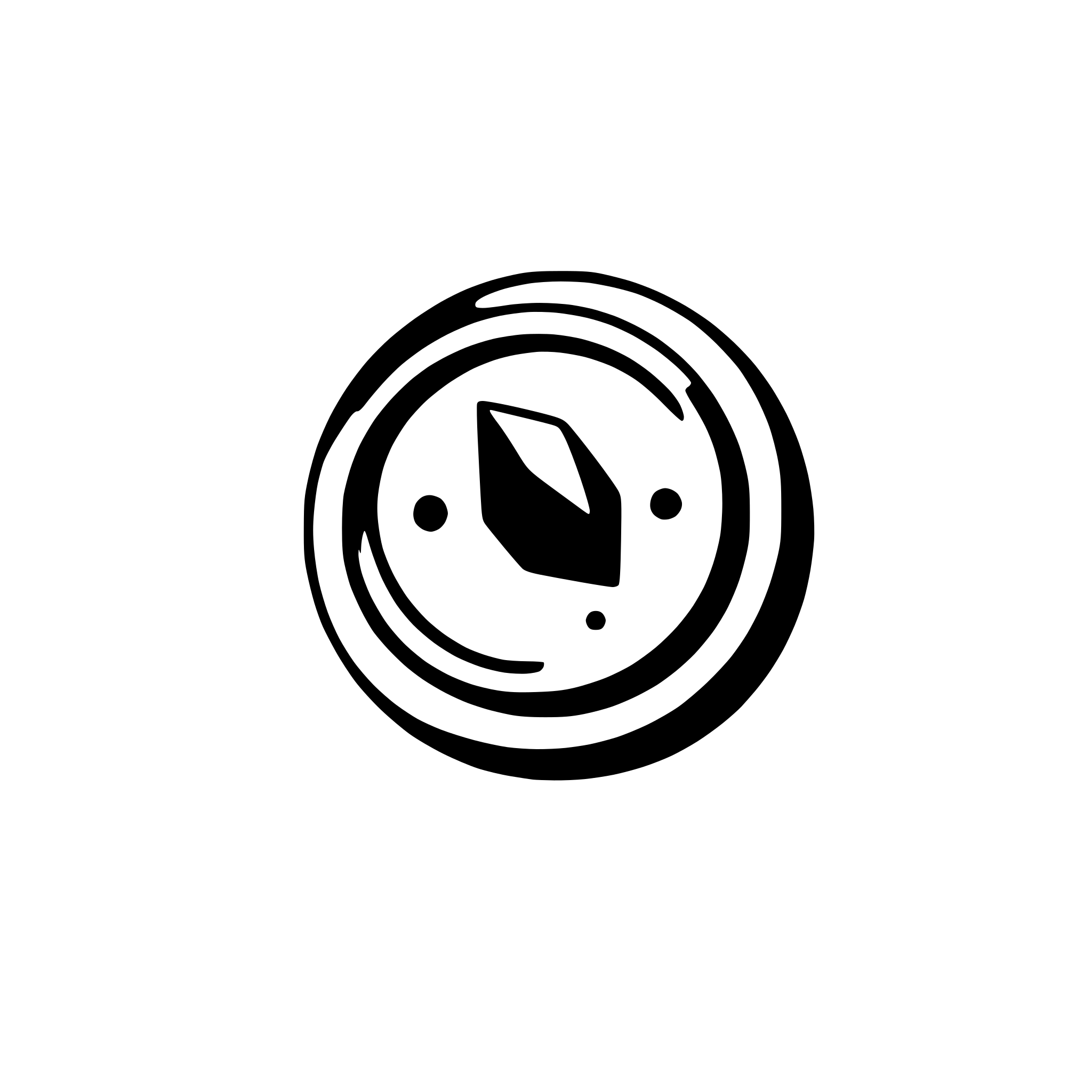 AI-generated SVG of a Create a minimalist logo for an app named Orbys. The logo should consist of basic geometric shapes, such as circles and lines, symbolizing expansion and connectivity. Keep the design clean, simple, and professional. The colors should be modern, with shades of blue, silver, and black, and the logo should have smooth, sharp edges with clearly defined lines. Avoid any complex elements or text, and focus solely on the abstract geometric forms that represent the idea of a connected system. The design