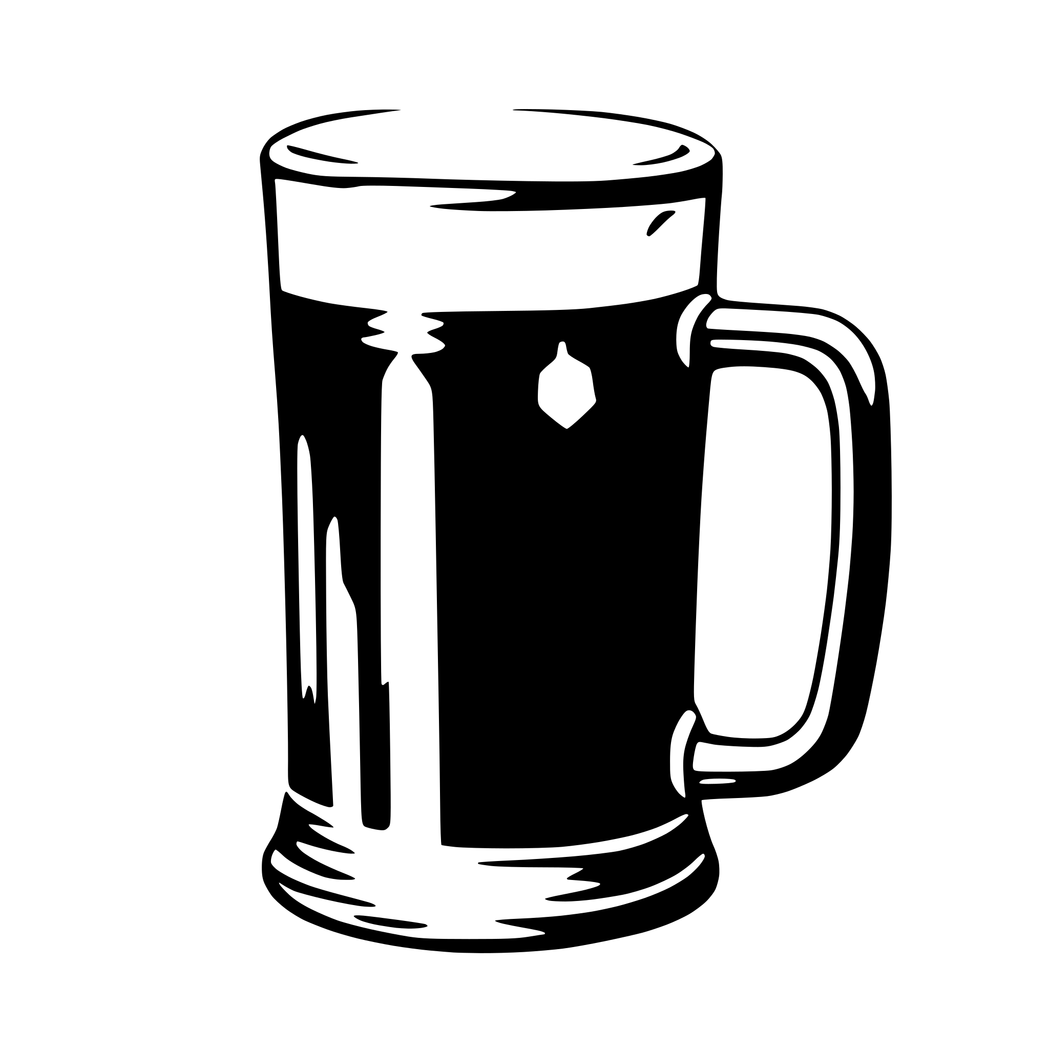 AI-generated SVG of 'beer mug'