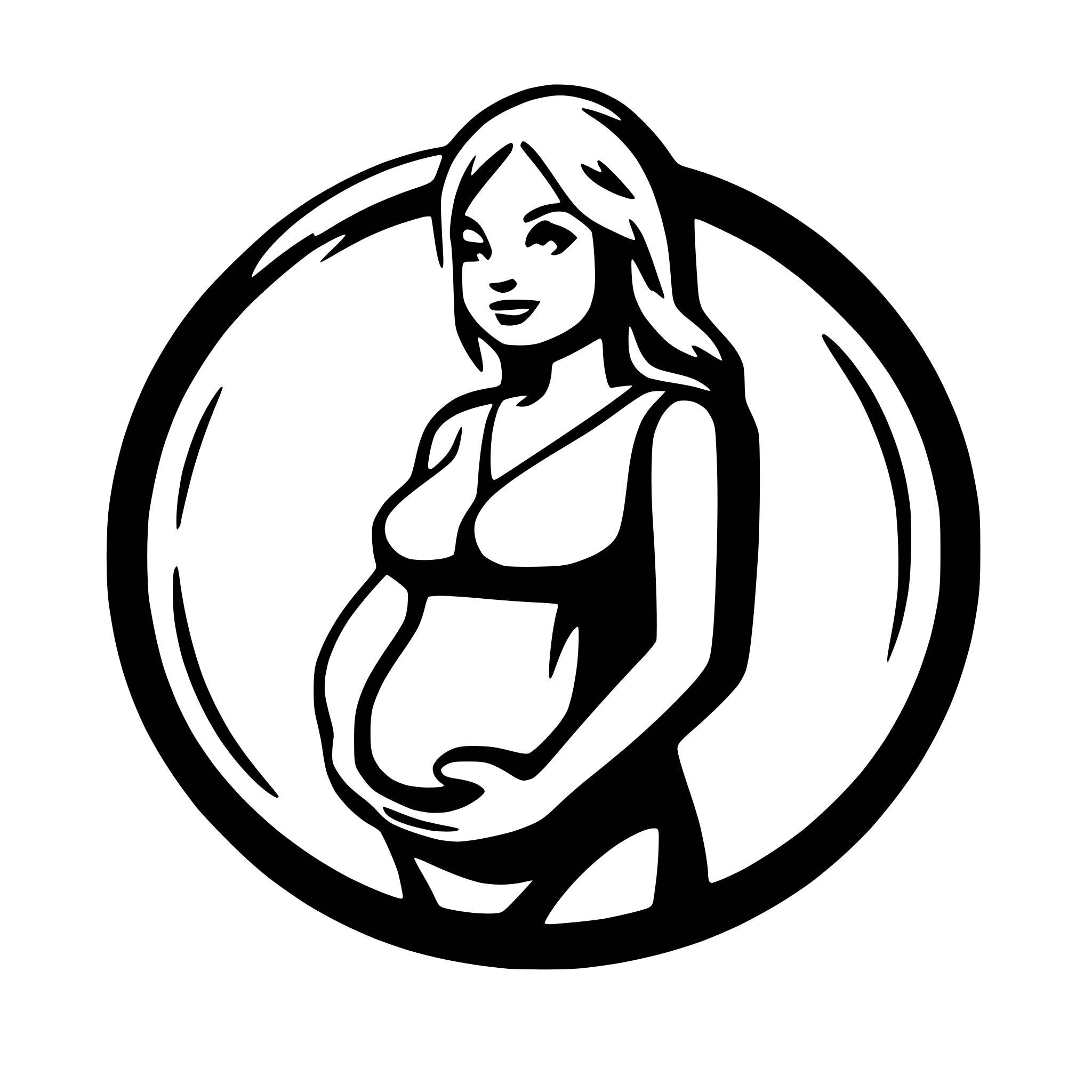 AI-generated SVG of 'pregnant woman support'