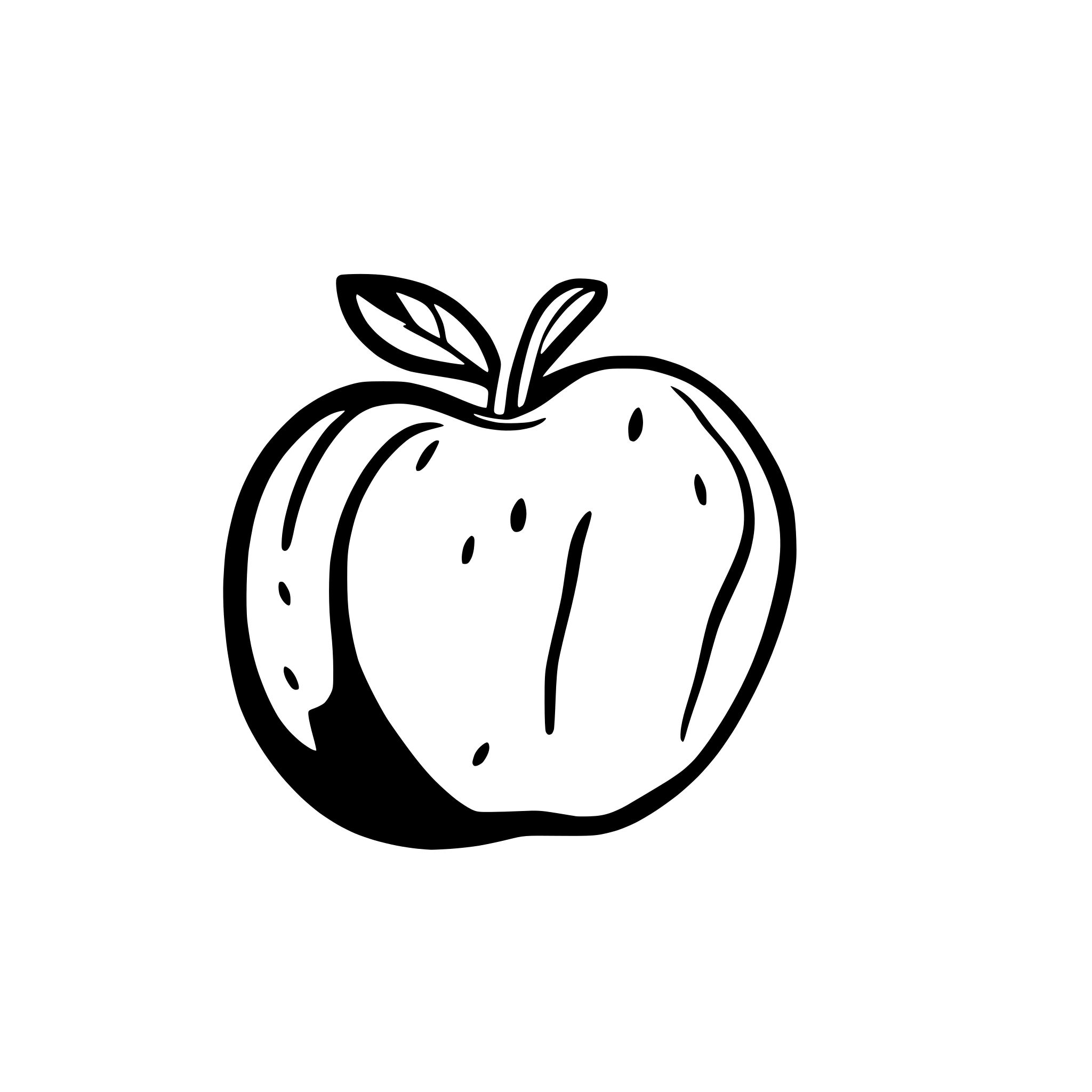 AI-generated SVG of a apple