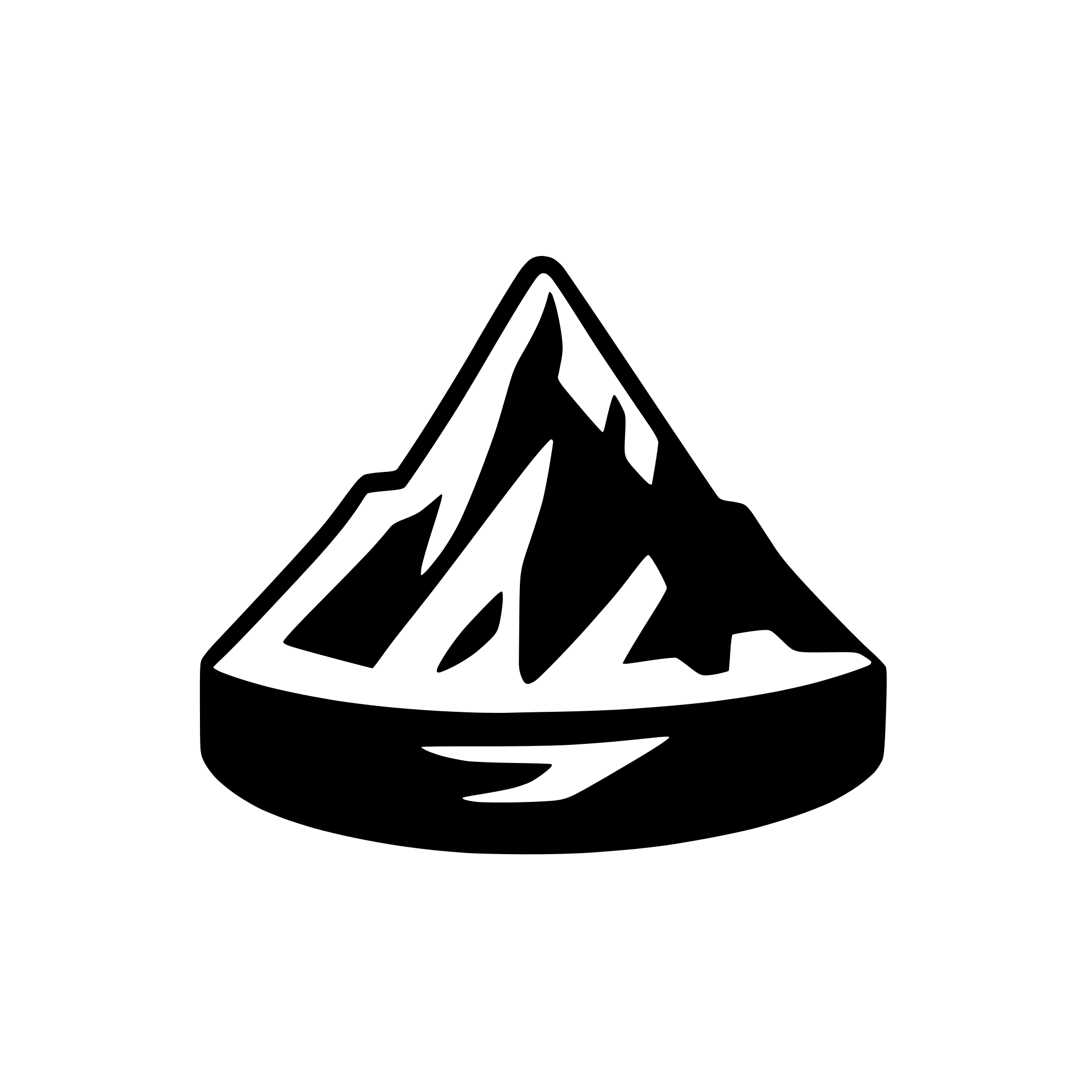 AI-generated SVG of a A mountain