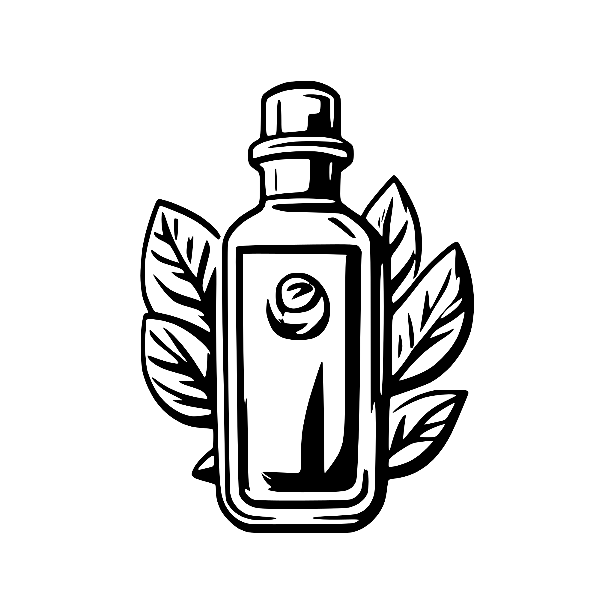 AI-generated SVG of a Solar themed logo for exotic perfume